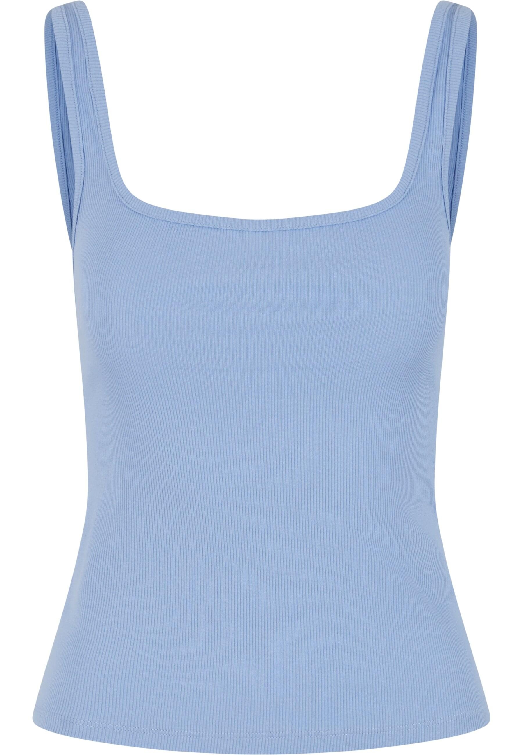 URBAN CLASSICS Muskelshirt »Urban Classics Ladies Wide Neck Rib Top 2-Pack«, (1 tlg.)