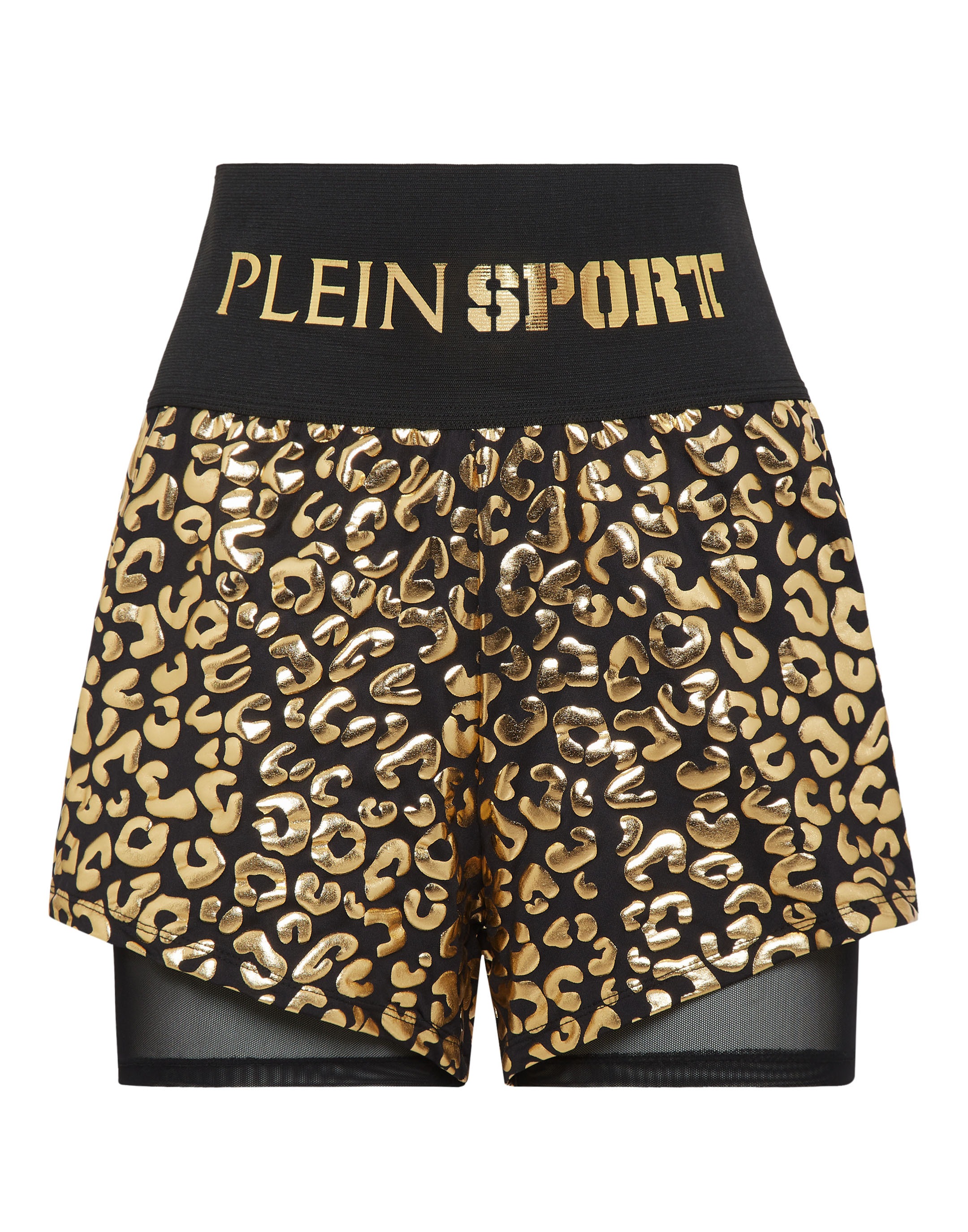 PLEIN SPORT Shorts "Leopard" günstig online kaufen