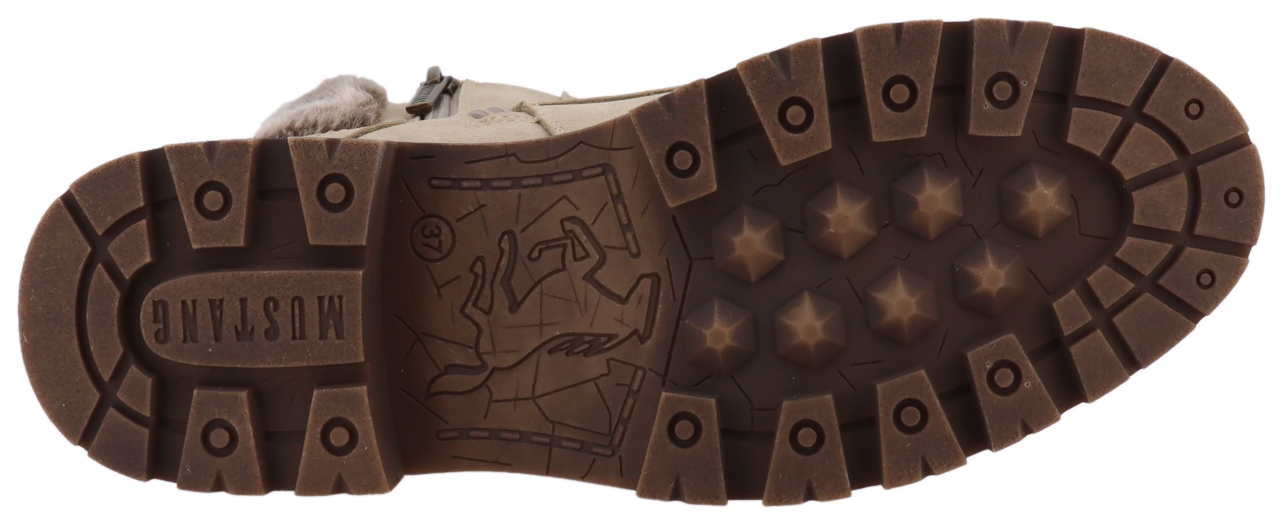 Thumbnail - Mustang Shoes Winterstiefelette "Darleen" Winterboots mit Fellimitatkragen