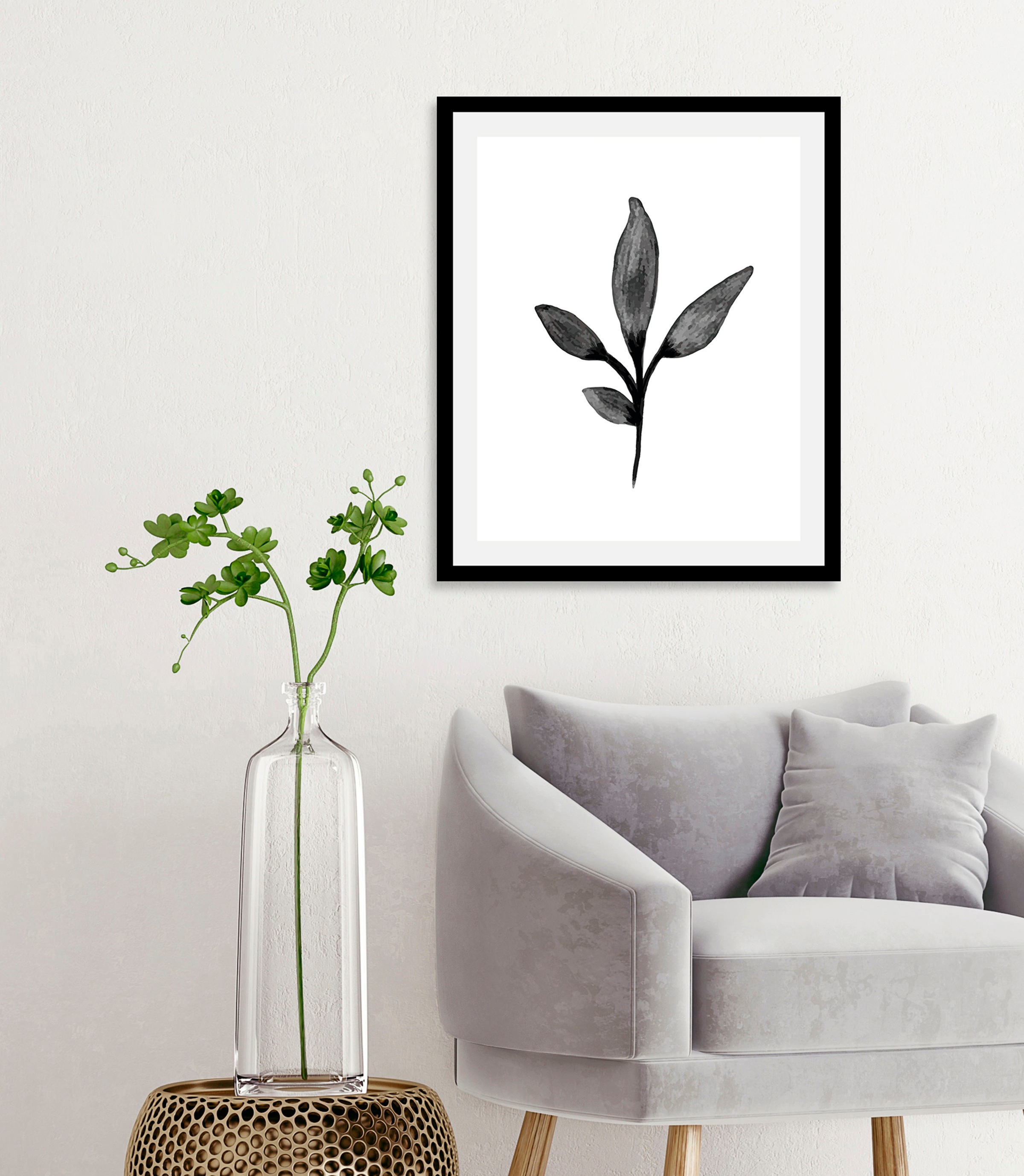 queence Bild "Hille" 1 Stk. tlg. gerahmt günstig online kaufen