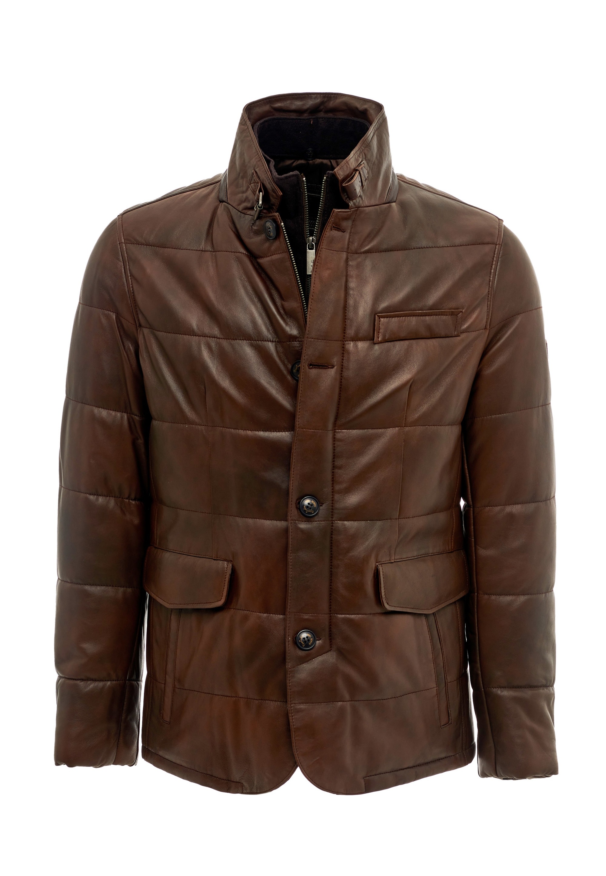 Pierre Cardin Lederjacke, in tollem Stepp-Design