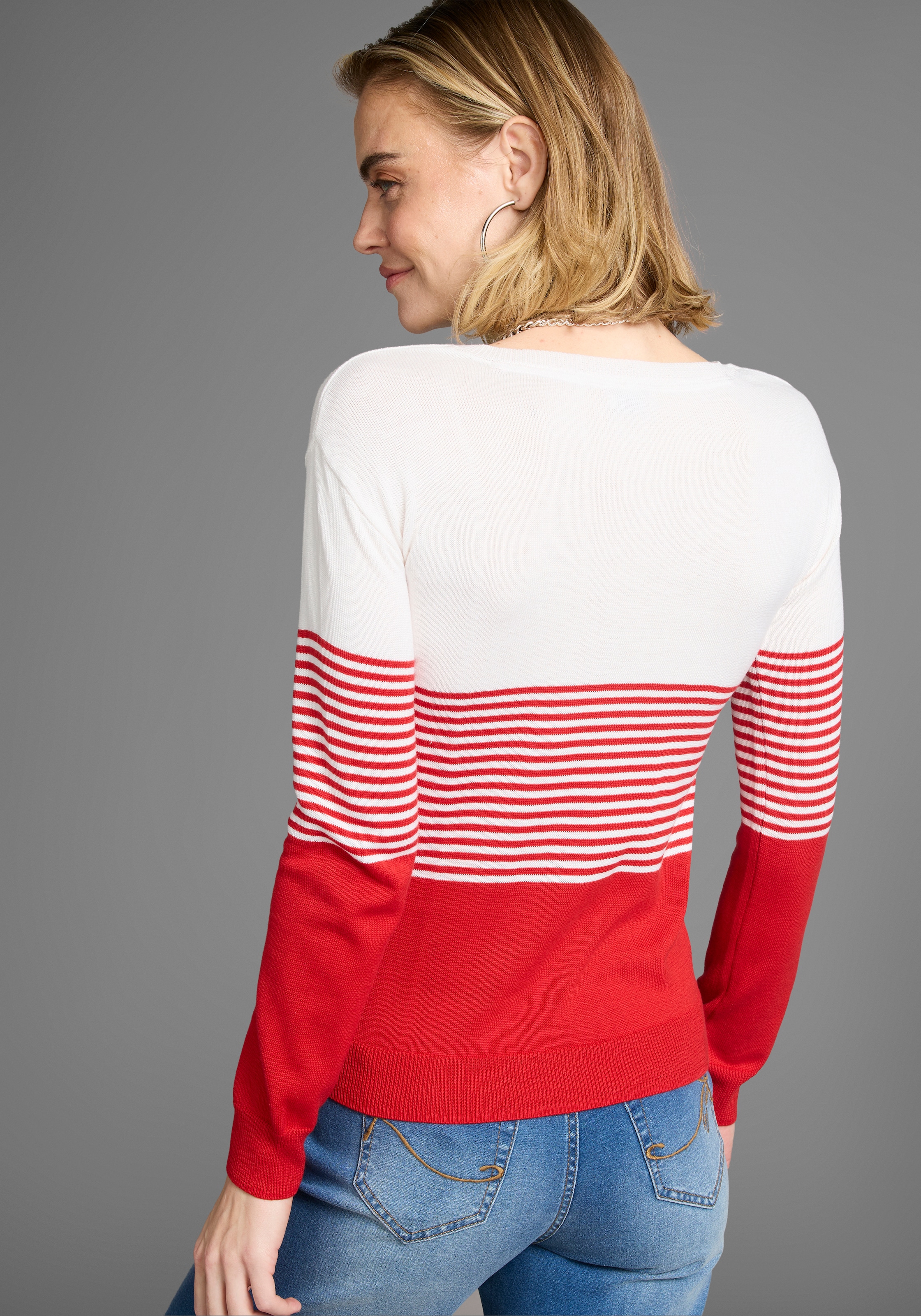 KangaROOS Streifenpullover, - NEUE KOLLEKTION