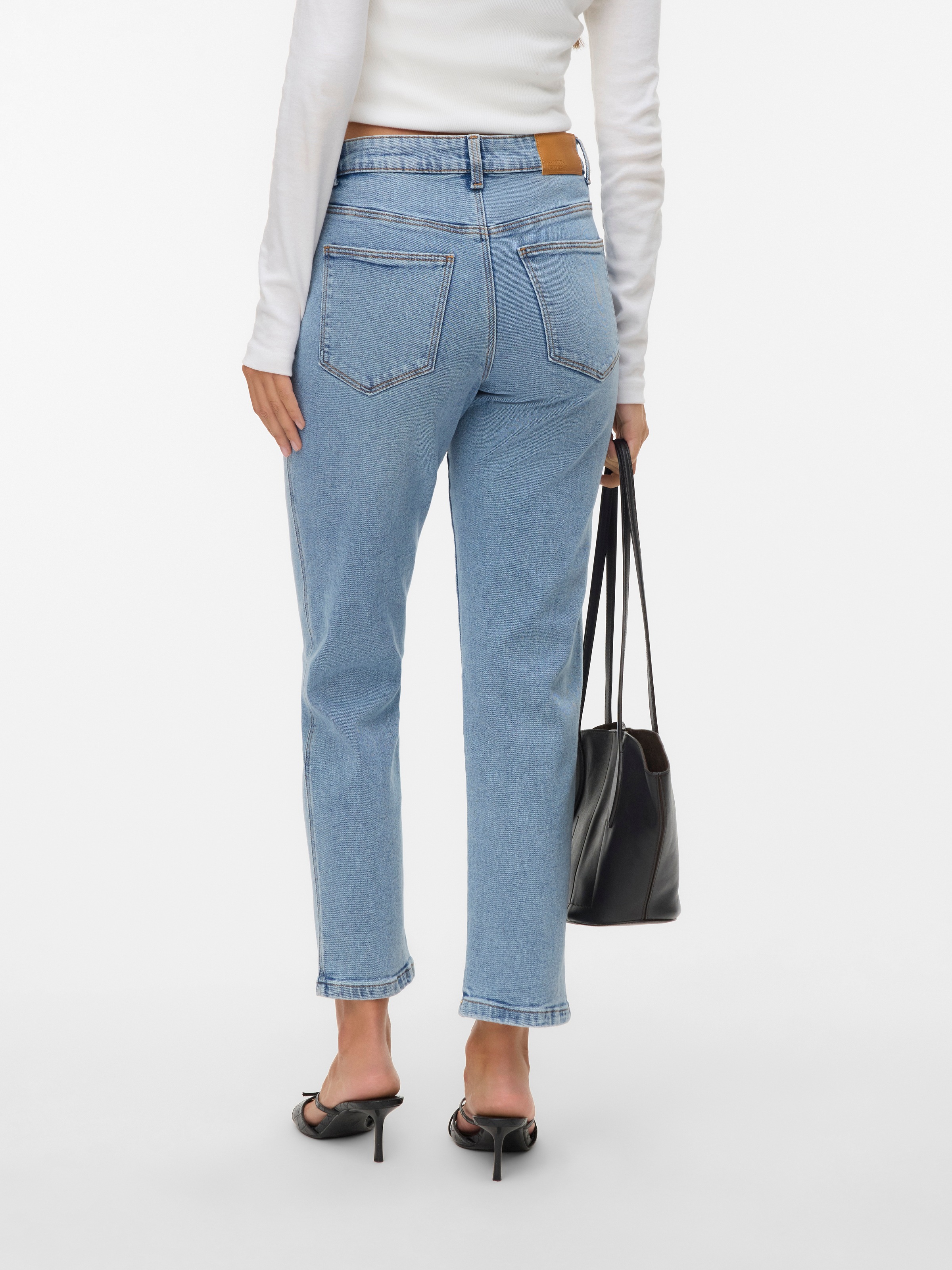 Vero Moda Gerade Jeans "VMAMARA MR SLIM STRAIGHT ANK VI3512 NOOS" günstig online kaufen