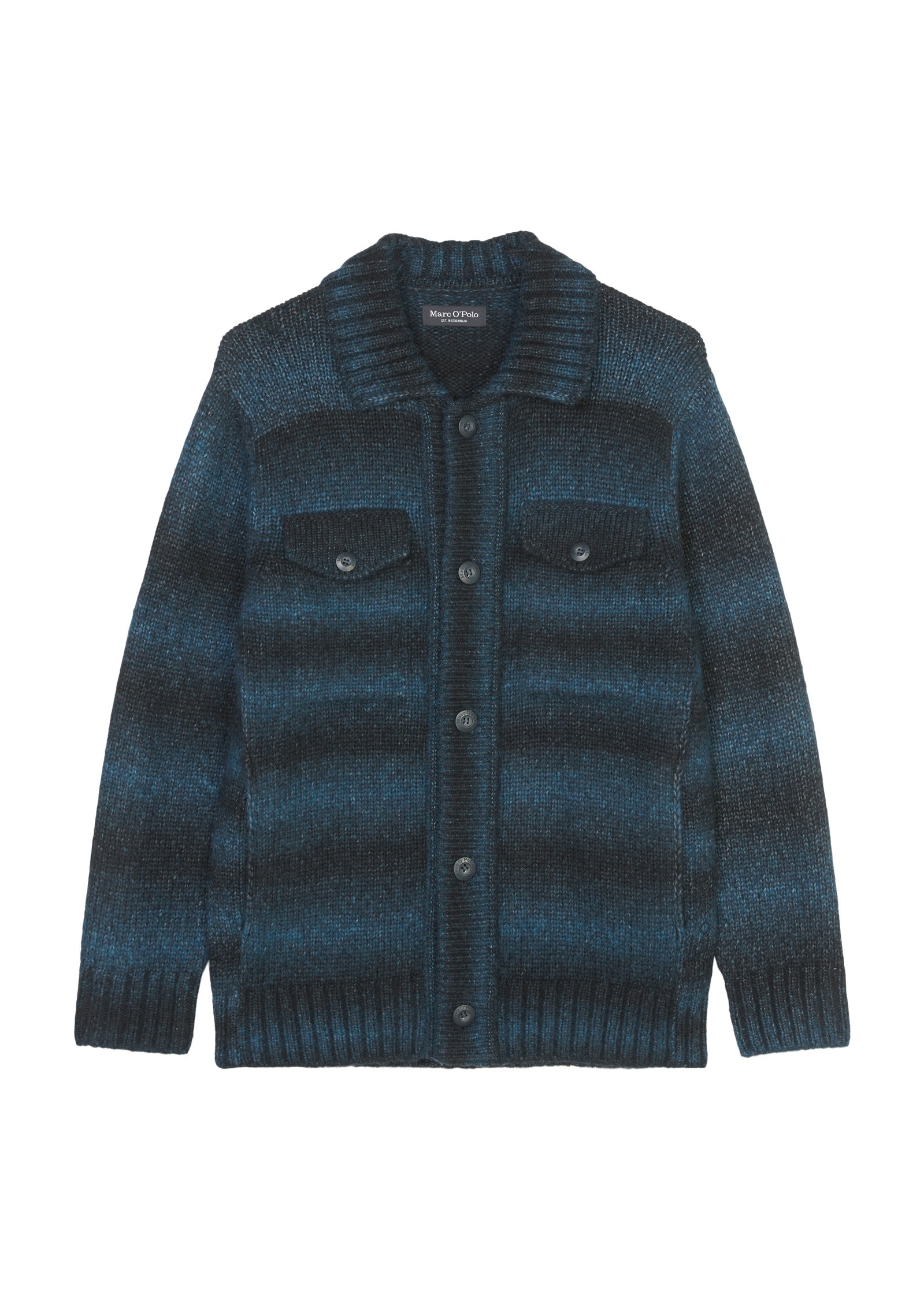 Marc O'Polo Cardigan »aus zweifarbigem Wolle-Bio-Baumwolle-Mix«