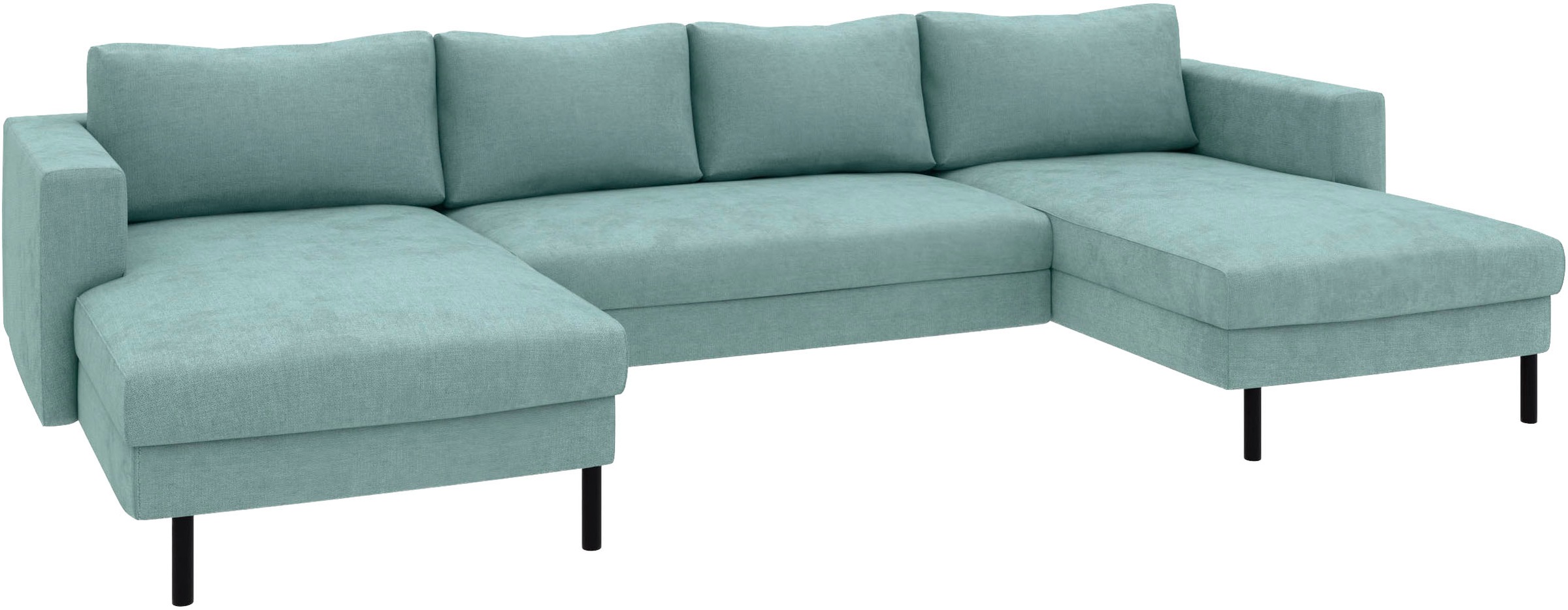 TRENDMANUFAKTUR Wohnlandschaft "Amazing II, wahlw. mit Schlaffunktion & Bet günstig online kaufen