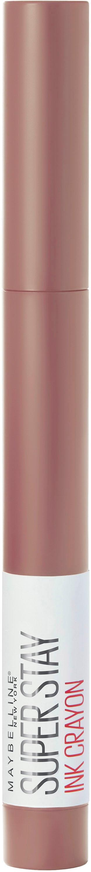 MAYBELLINE NEW YORK Lippenstift »Super Stay Ink Crayon«, mit natürlichen Inhaltstoffen