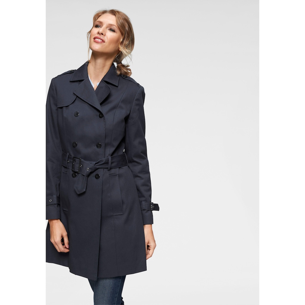 Aniston CASUAL Trenchcoat, mit Gürtel zum Regulieren