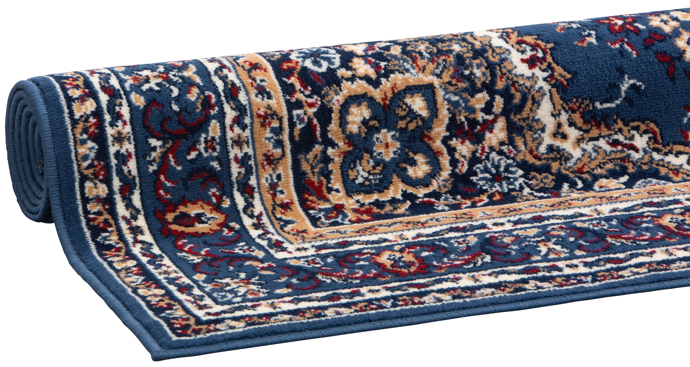 Home affaire Teppich »Oriental, Made in Belgium«, rechteckig, 7 mm Höhe, Orient-Optik, mit Bordüre, Teppich, Kurzflor, Weich