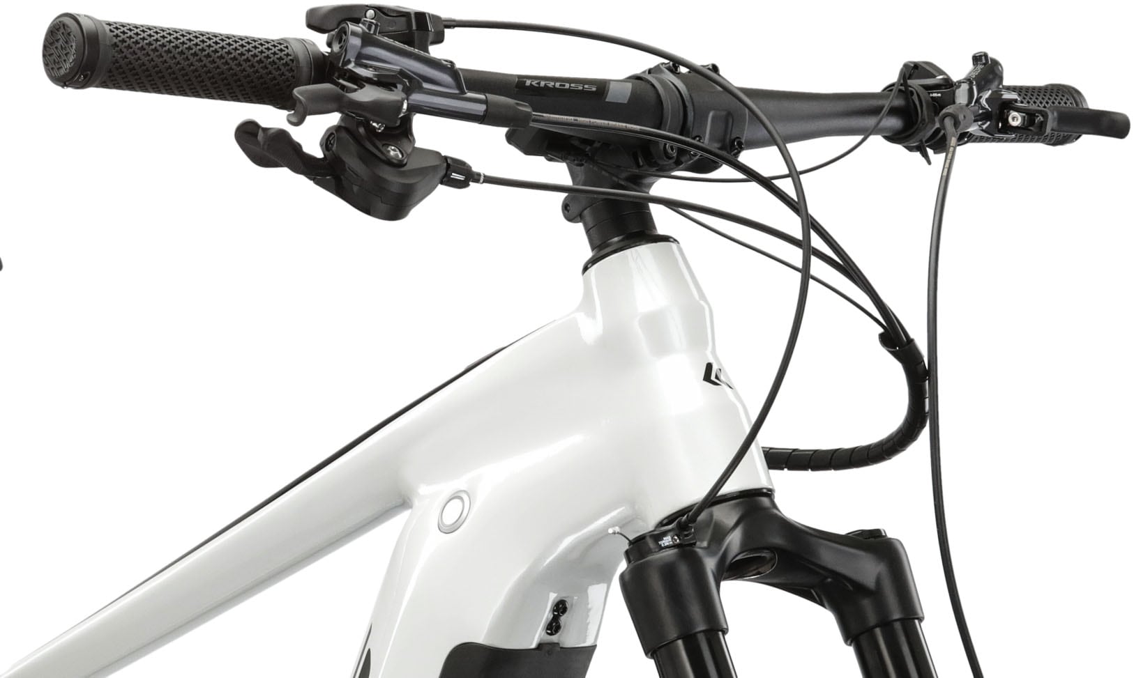 Kross E-Bike »E-MTB Level Boost 3.0 29 Zoll weiß«, 12 Gang, Shimano, DEORE SLX M7100, Mittelmotor 250 W