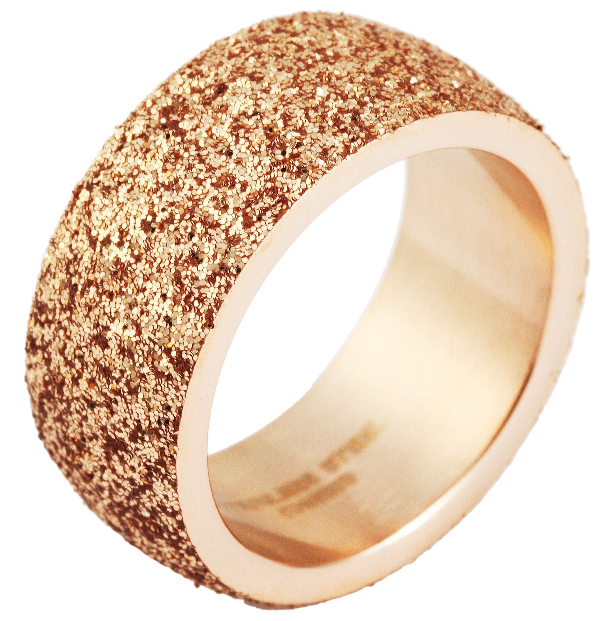 Fingerring ADELIA´S "Damen Ring aus Edelstahl" Gr. 58, gold, Fingerringe, Damen, 58, Edelstahl, Fingerring