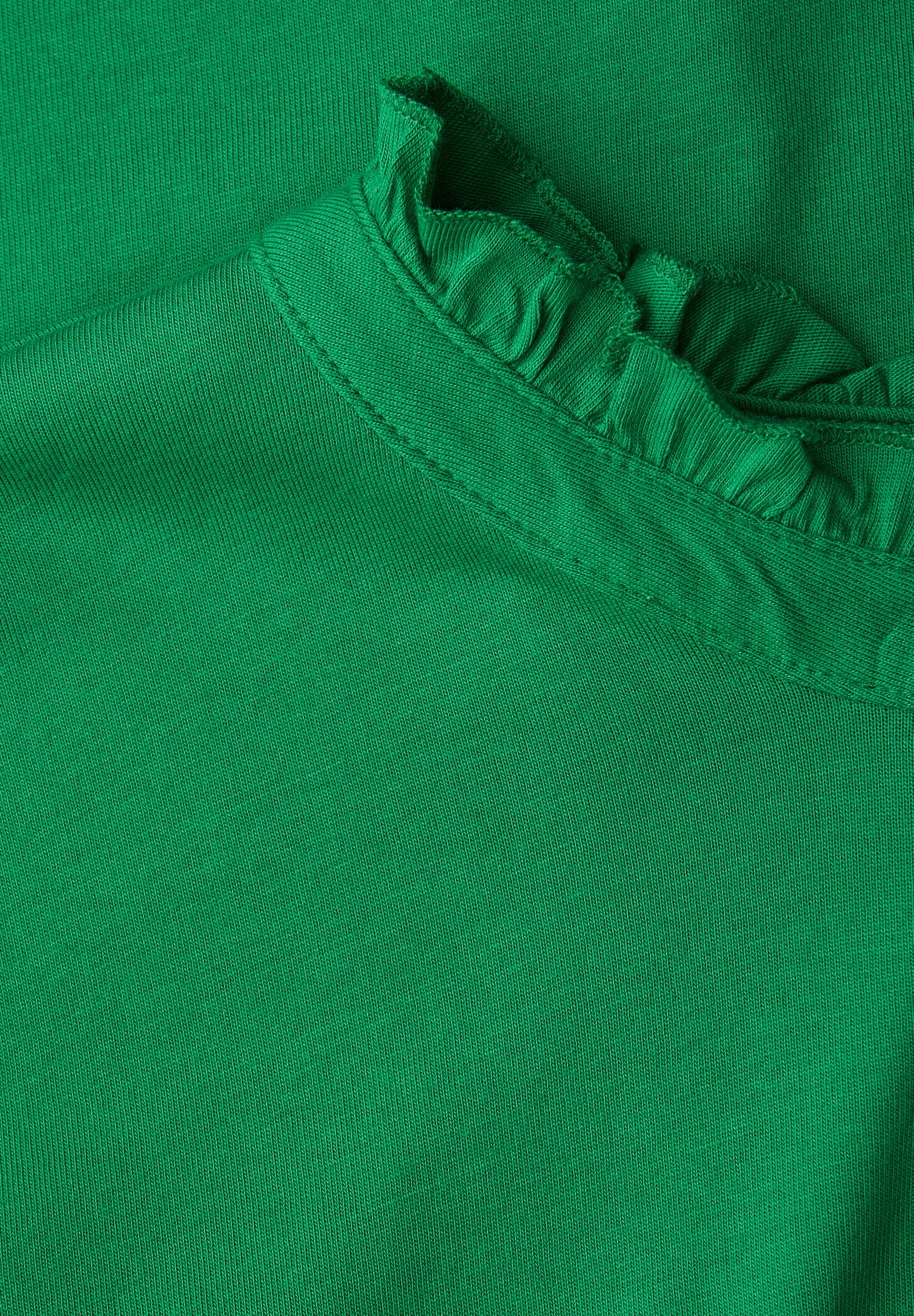 STREET ONE STUDIO Langarmshirt mit Rüschendetails