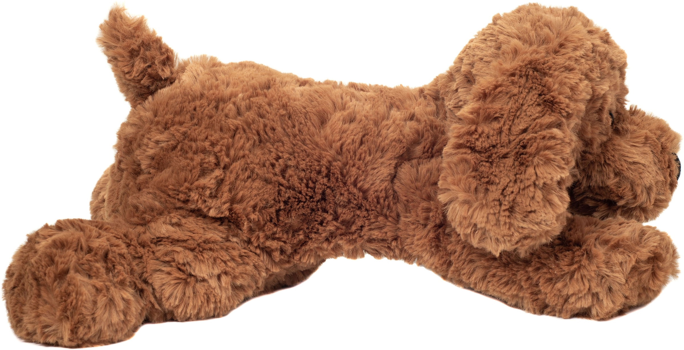 Teddy Hermann® Kuscheltier »Schlenkerhund liegend braun, 28 cm«, mit Schlenkerbeinen