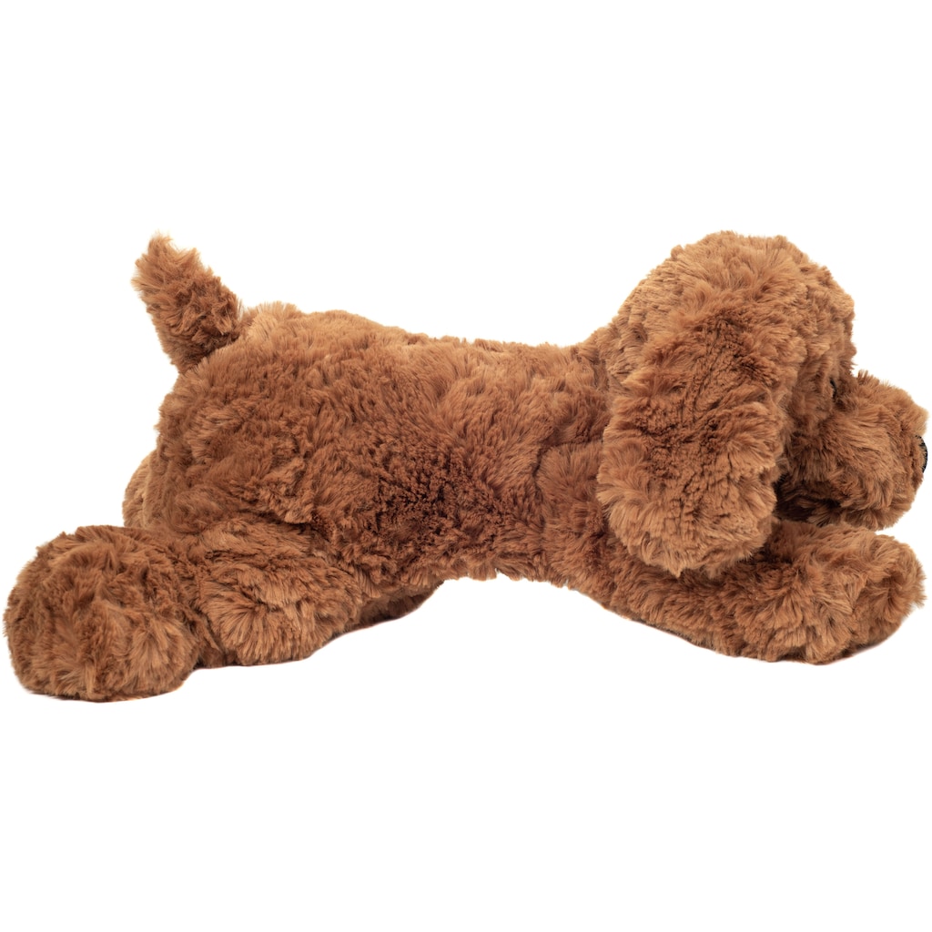 Teddy Hermann® Kuscheltier »Schlenkerhund liegend braun, 28 cm«, mit Schlenkerbeinen