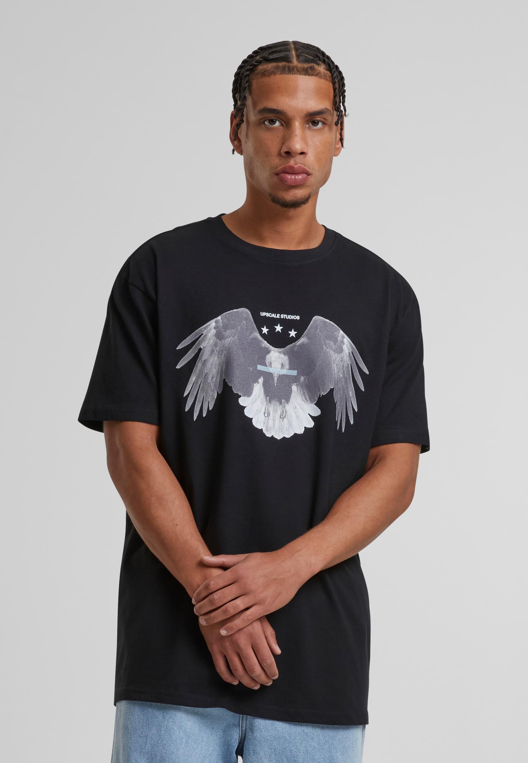 Upscale by Mister Tee T-Shirt »Upscale by Mister Tee Sick Eagle Heavy Oversize Tee«, (1 tlg.)