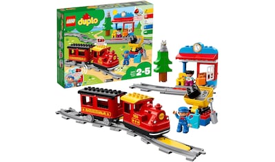 LEGO® Konstruktionsspielsteine »Dampfeisenbahn (10874), LEGO® DUPLO® Town«, (59 St.) kaufen