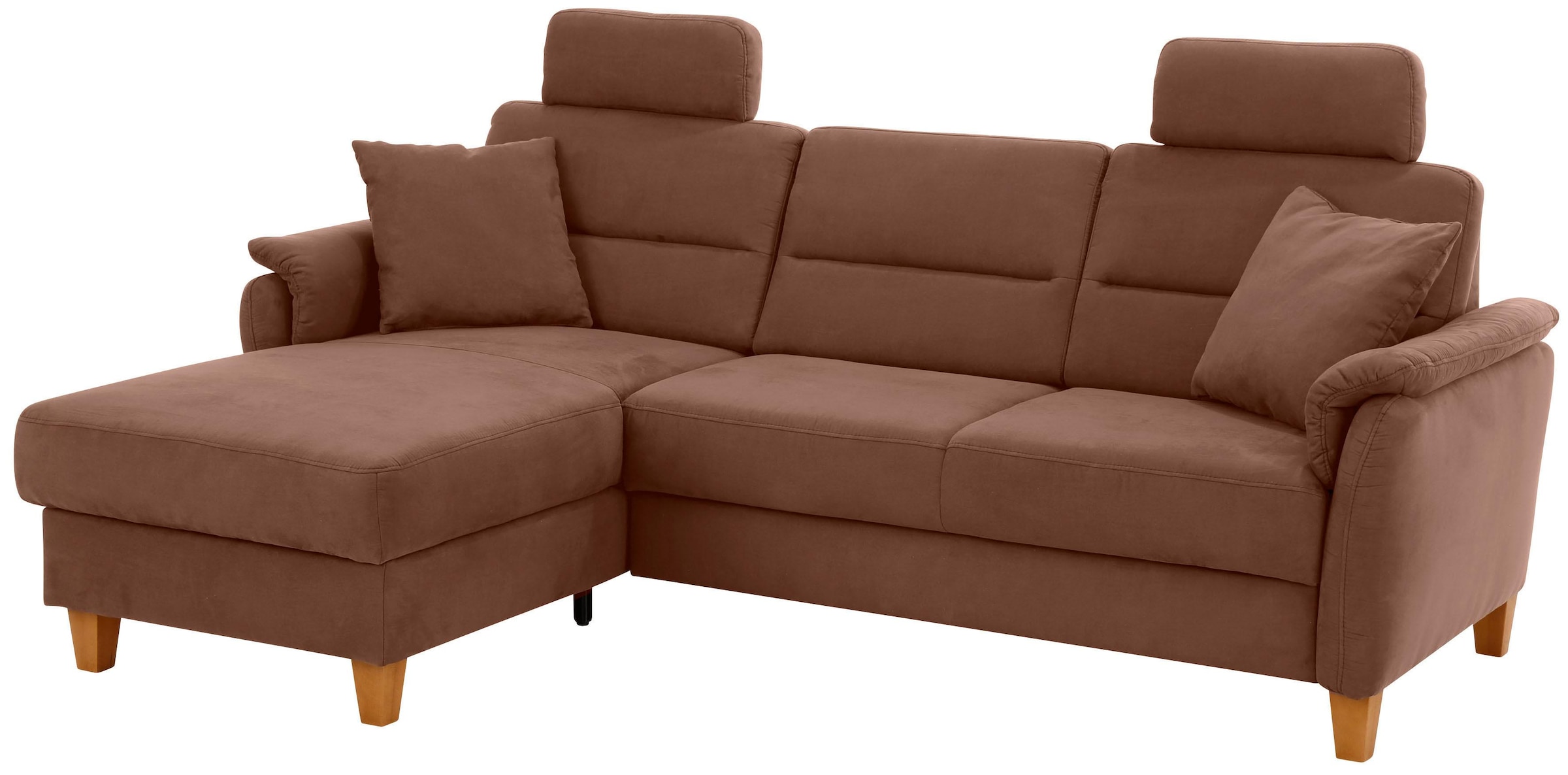 Thumbnail - Home affaire Ecksofa "Palmera L-Form, B: 244 cm" optional Bettfunktion & Bettkasten, Federkern