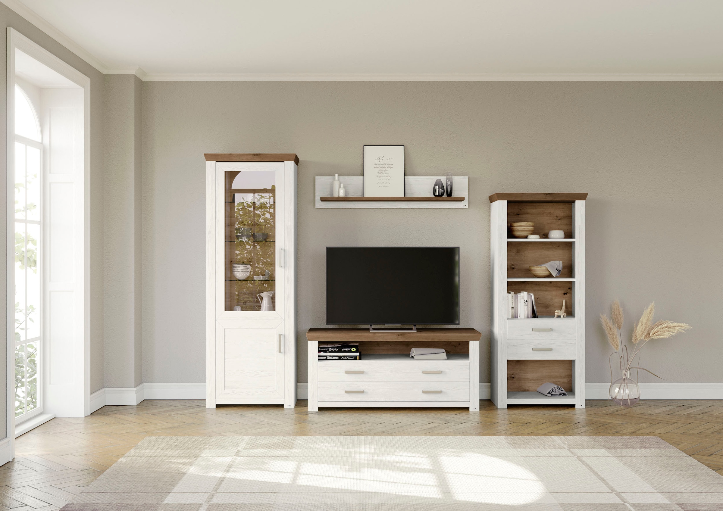 set one by Musterring Wohnwand "York" 4 Stk. tlg. günstig online kaufen