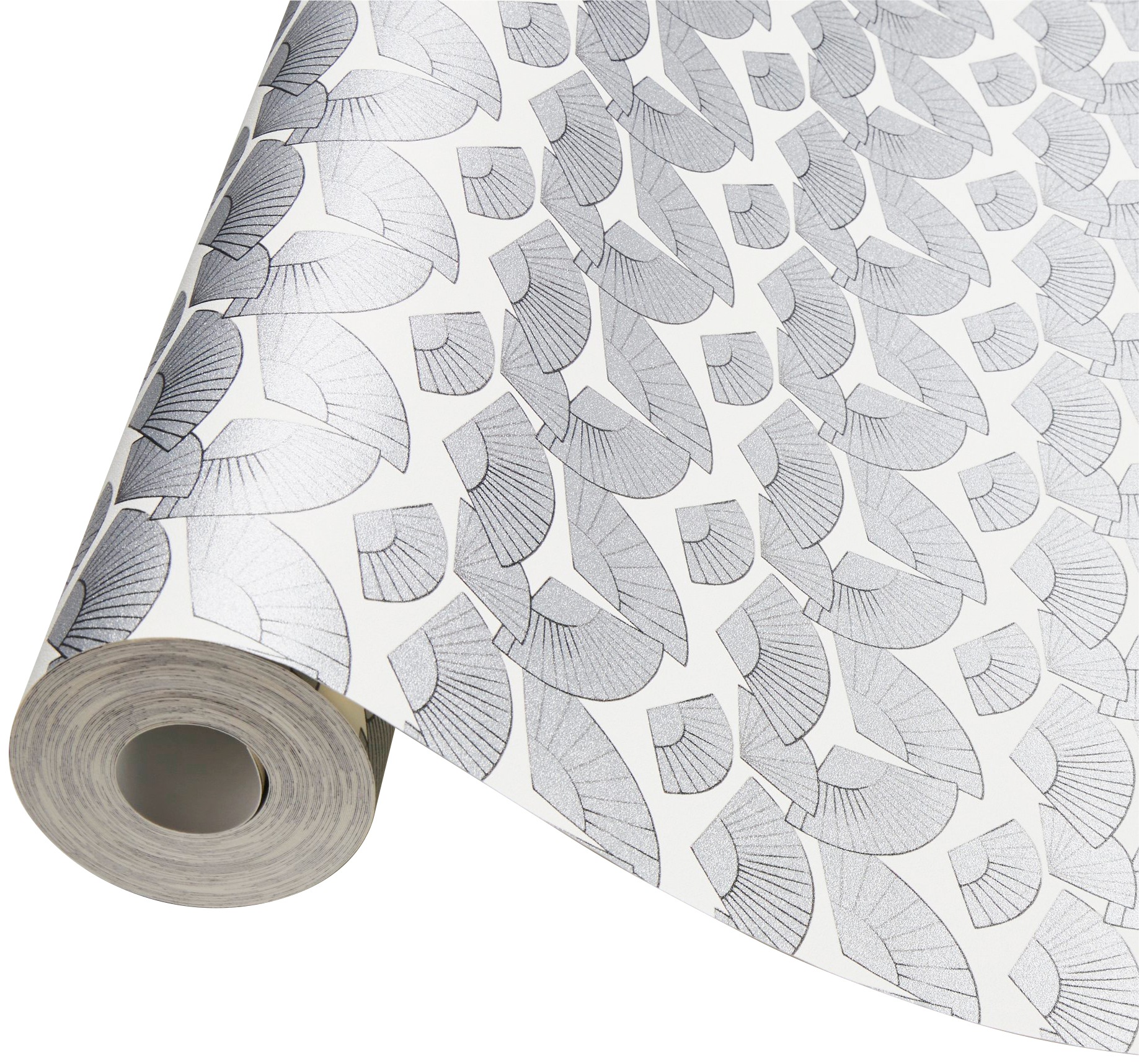 Architects Paper Vliestapete »Fan«, Motiv-abstrakt-naturalistisch, Geometrische Tapete Designer Metallic Tapeten Wohnzimmer Schlafzimmer