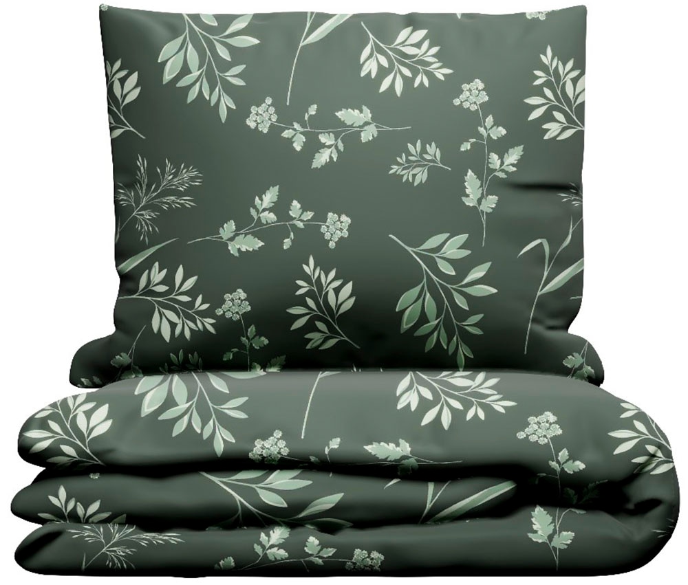 Grund Bettwäsche »Herba Bettwäsche« 2 tlg. Aus 100% Baumwollsatin gefertigt