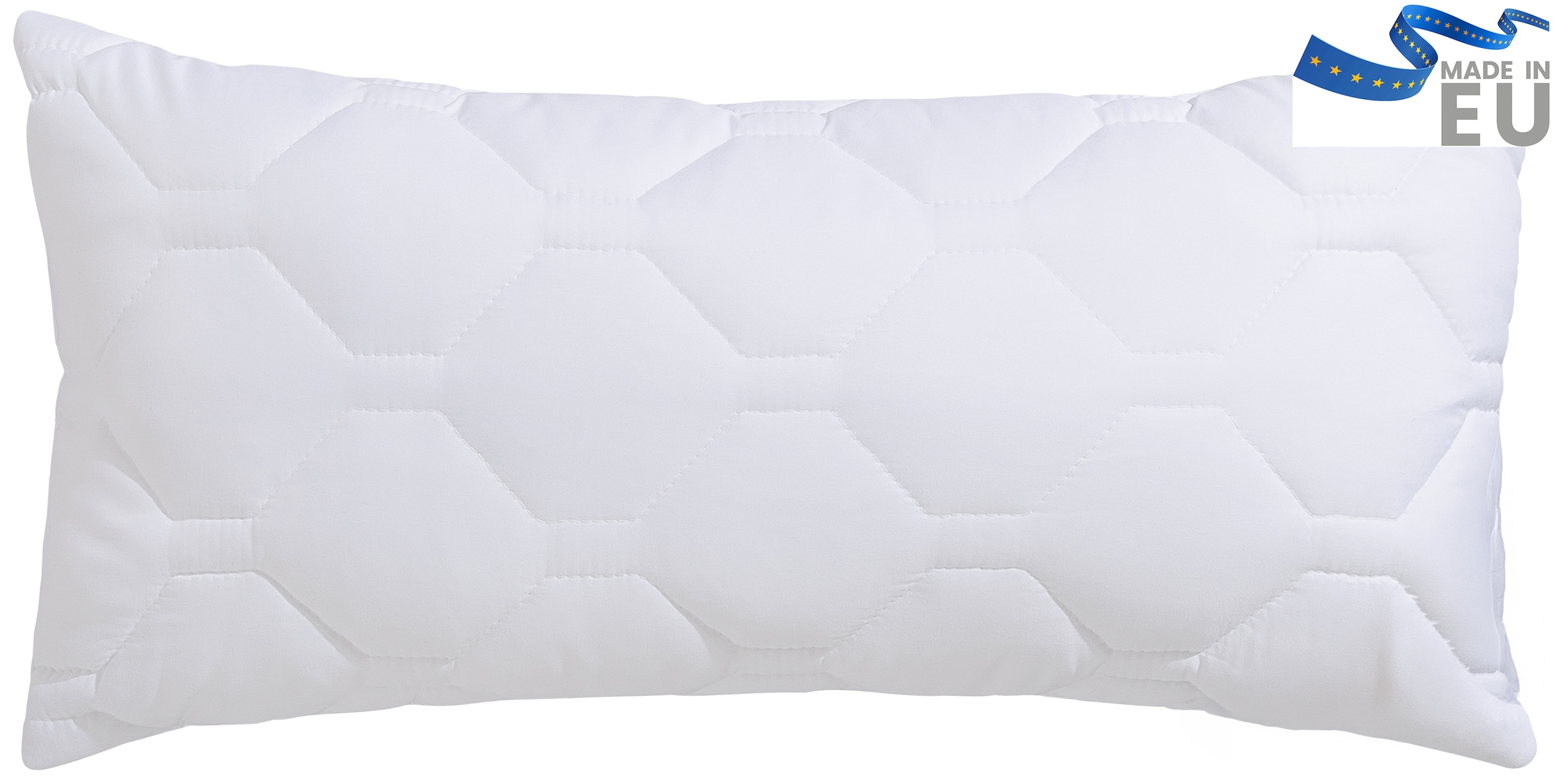 OTTO home Microfaserkissen "Rike Kopfkissen 40x80 cm, 80x80 cm" Füllung: Polyester Bezug: Polyester 1 Stk. tlg. Kissen mit sehr guter Atmungsaktivität und kochfest bis 95C