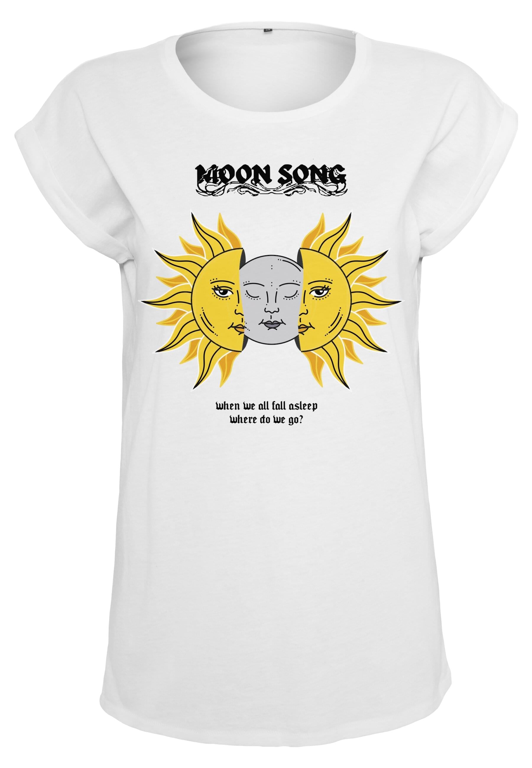 MisterTee T-Shirt "MisterTee Damen Moon Song Tee" 1 Stk. tlg. günstig online kaufen