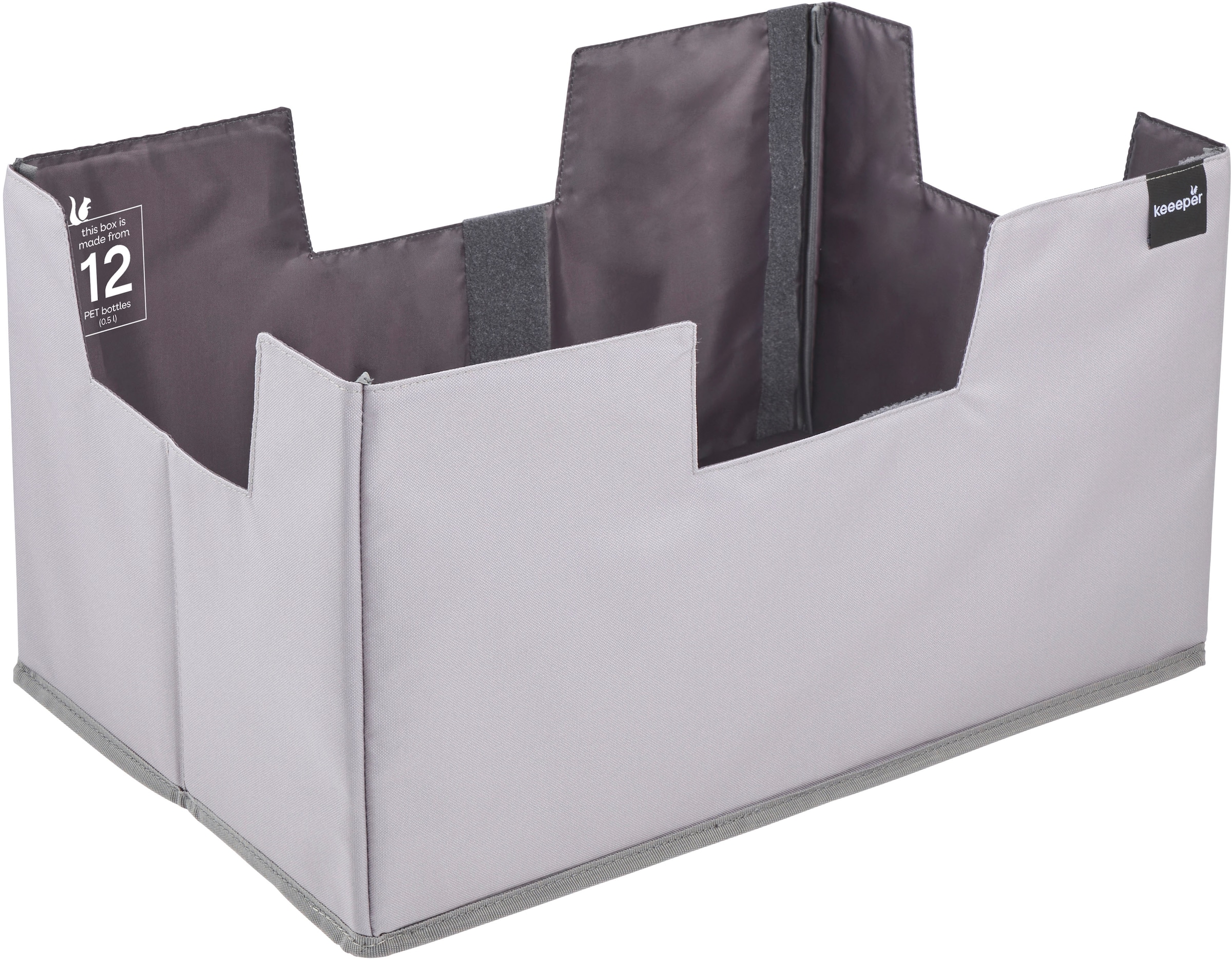 keeeper Faltbox »neo, faltbarer Einkaufsorganizer für Klappboxen«, (1 St.), aus recycelten PET-Flaschen