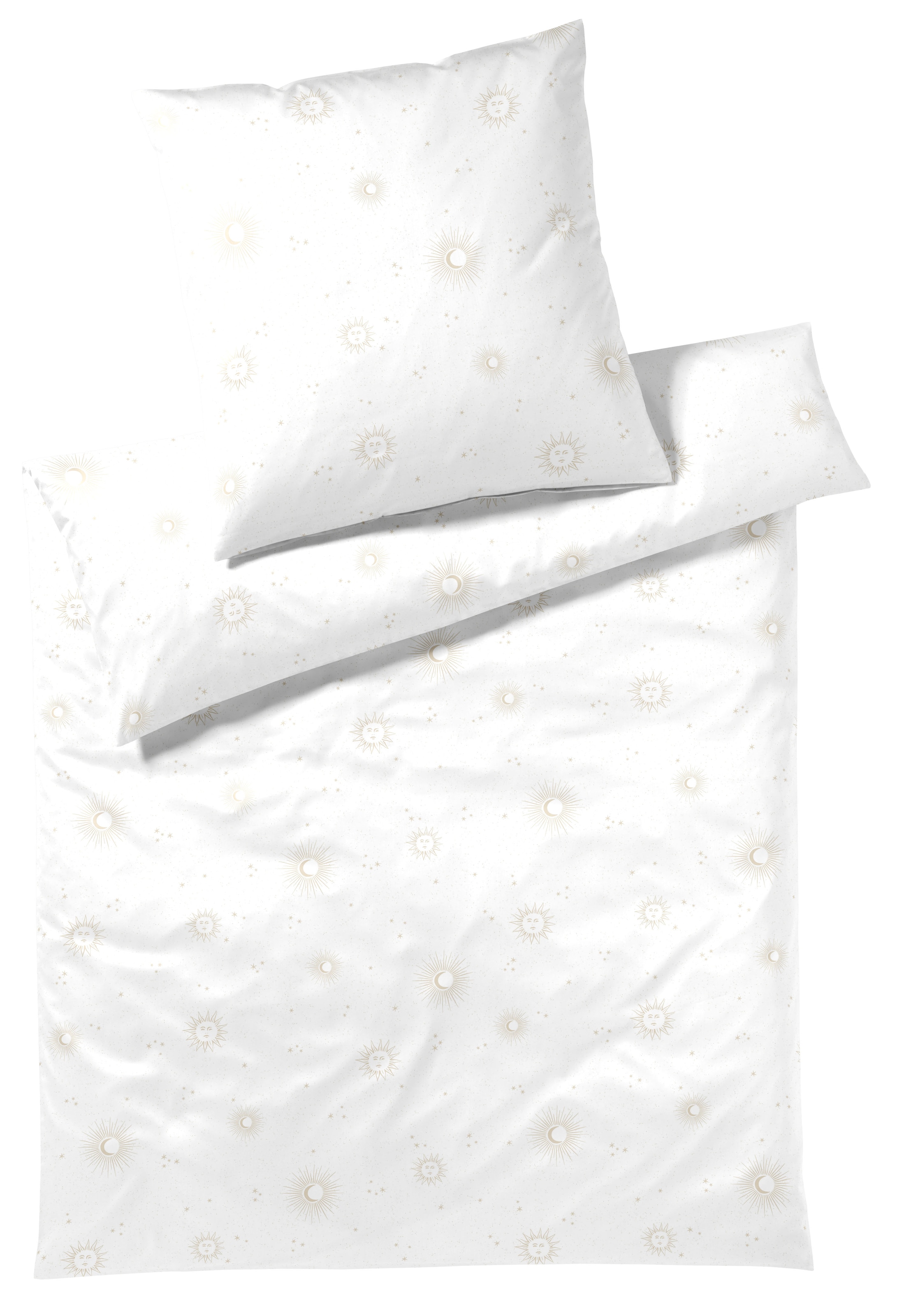 Elegante Bettwäsche "Stardust" 2 Stk. tlg. angenehmes Hautgefühl günstig online kaufen