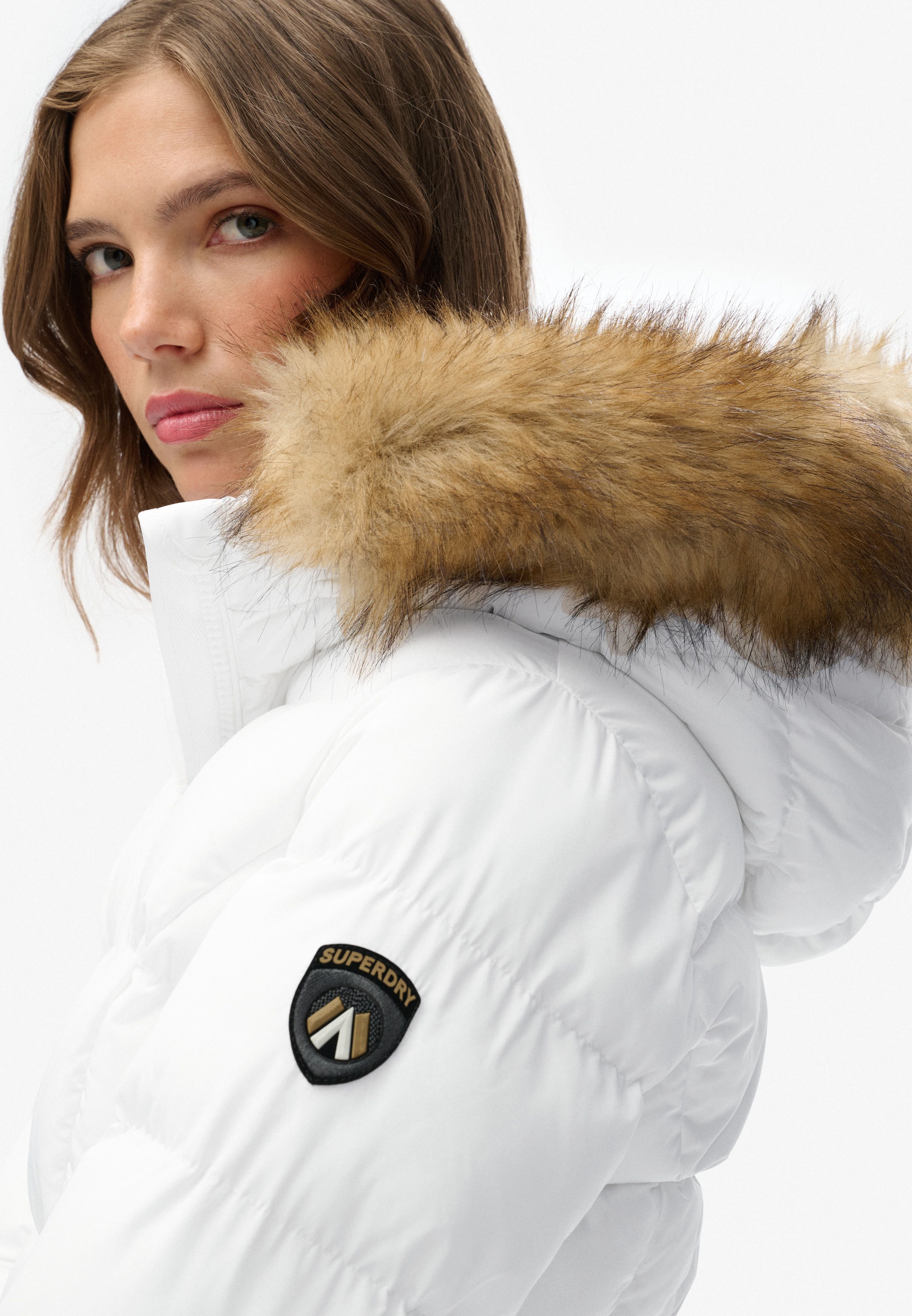 Thumbnail - Superdry Steppjacke "FUJI BELTED PUFFER" mit Kapuze