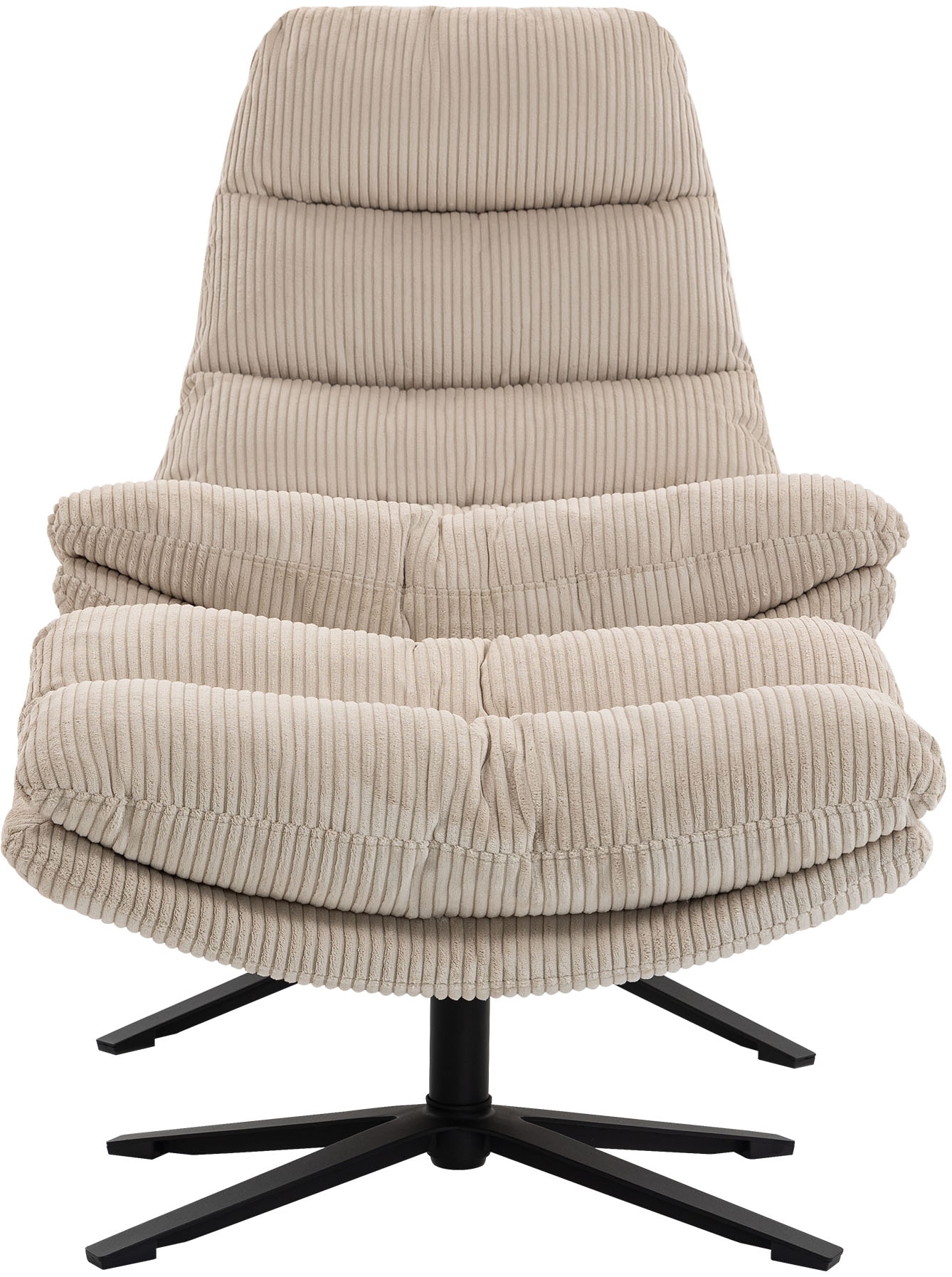 Duo Collection Relaxsessel »Porto« 360° drehbar, doppelte Polsterung, mit Hocker, bis 115 kg belastbar