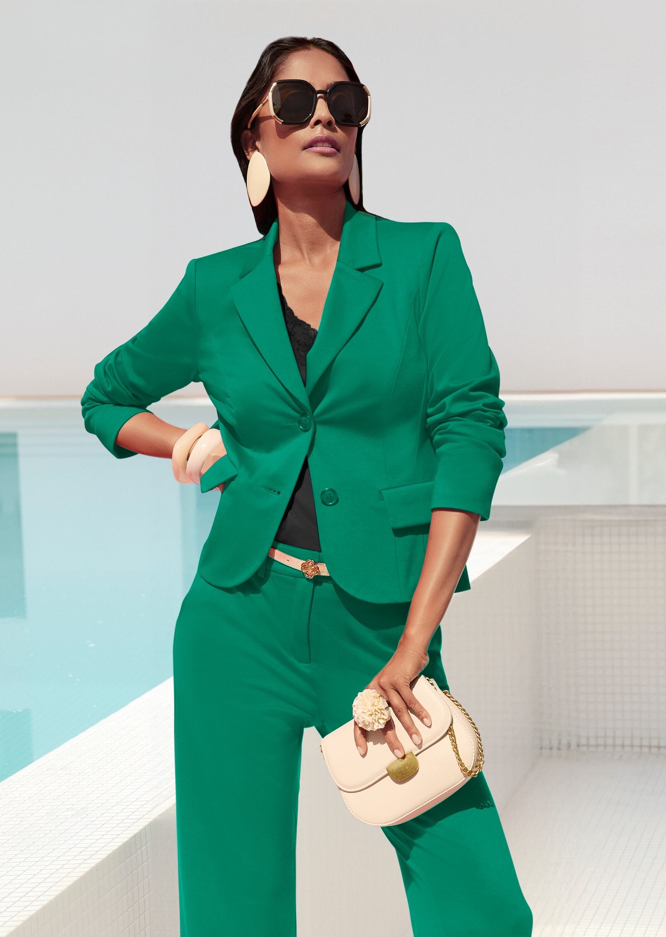 MADELEINE Jackenblazer »Jerseyblazer Taillierter Jerseyblazer, Viskose«
