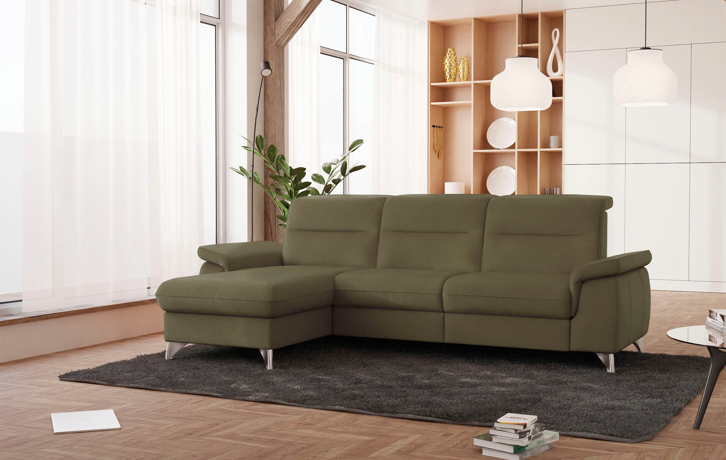 sit&more Ecksofa "Astoria L-Form" wahlweise mit motorischer Relaxfunktion günstig online kaufen