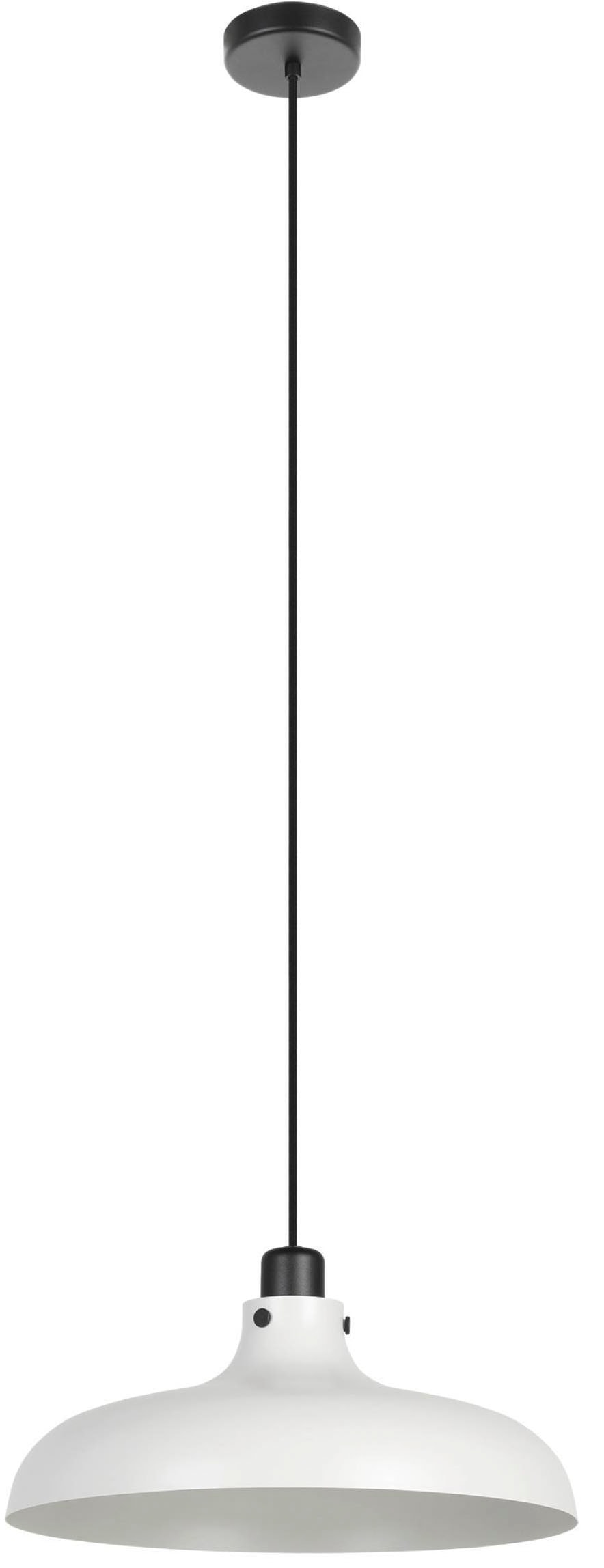 EGLO Hängeleuchte »Matlock Hängelampe, Esszimmerlampe, Industrial, Metall, E27, Lampe« E27 1 Stk. EGLO Hängeleuchte Matlock grau, schwarz 1X40W H:110 Ø 38 cm