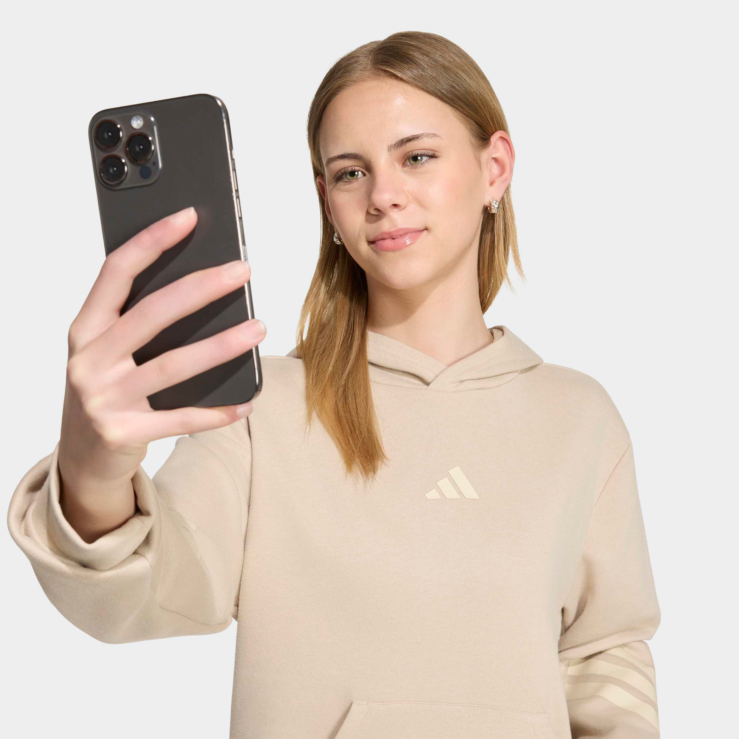 adidas Sportswear Kapuzensweatshirt »FUTURE ICONS 3-STREIFEN OVERSIZED HOODIE«
