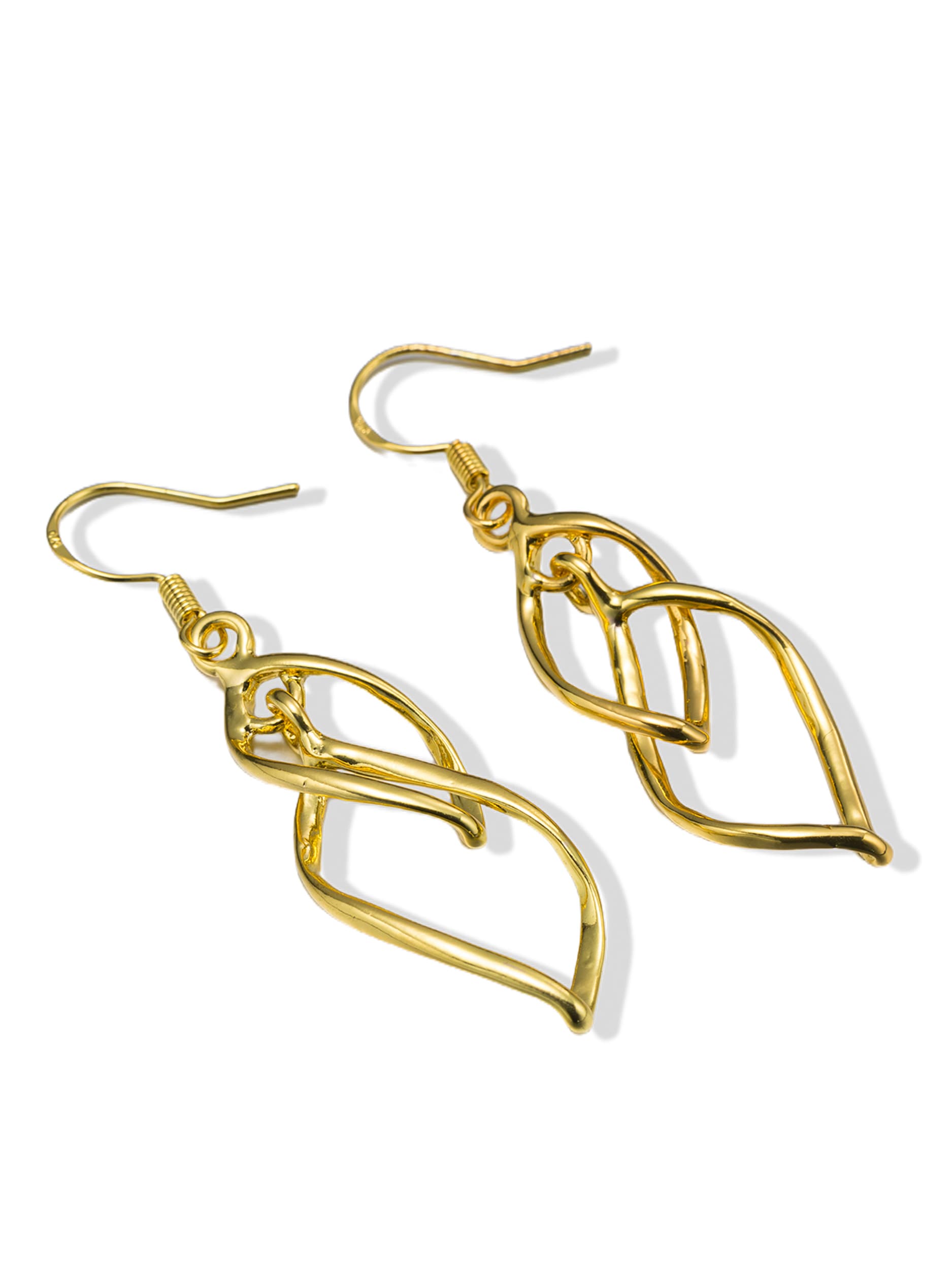 Aniston JEWELRY & WATCHES Paar Ohrhaken »Schmuck Geschenk Kupfer Ohrschmuck Ohrringe Blatt« Made in Germany