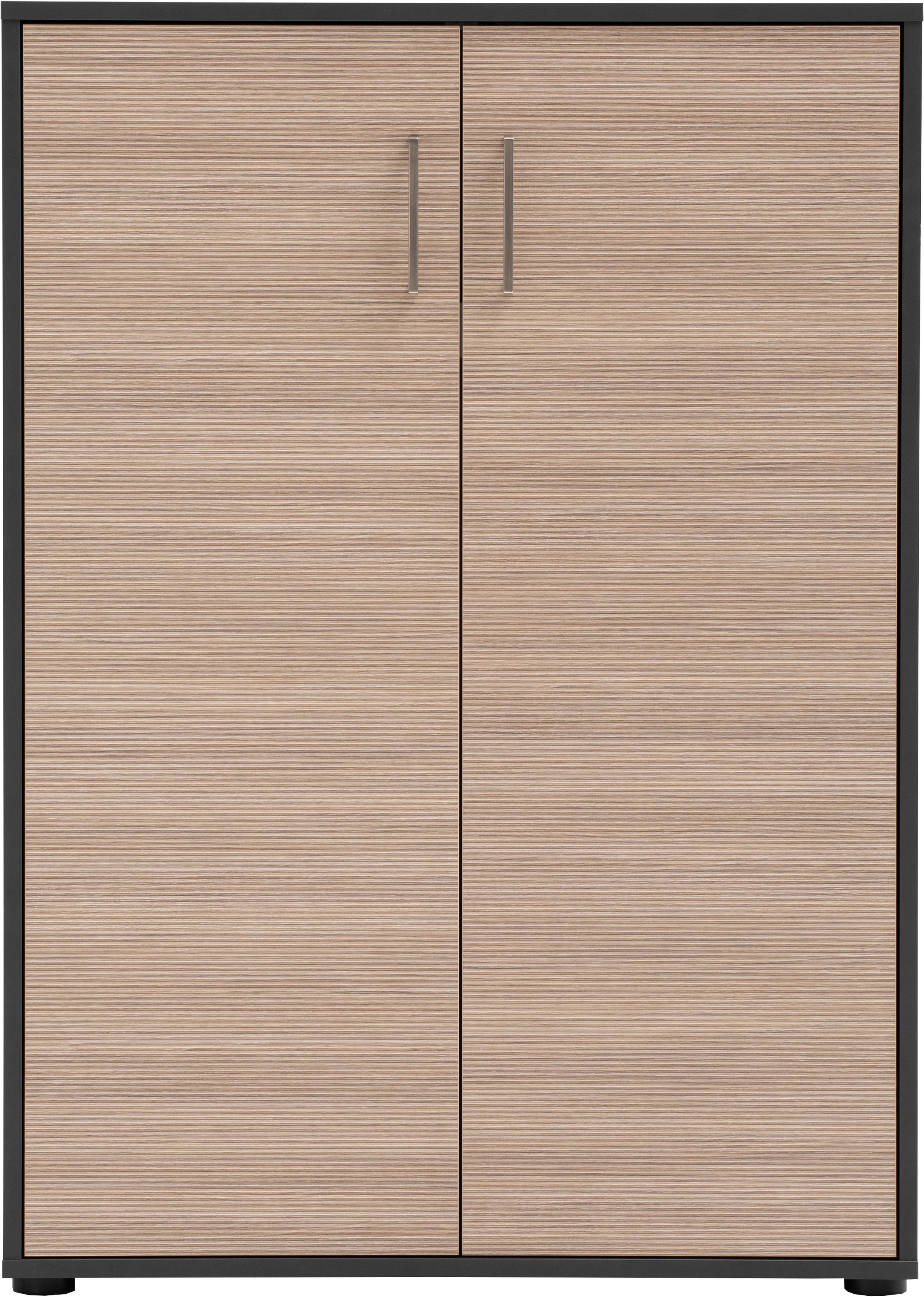 Tchibo - Aktenschrank »Metz« - 80,1x38,2x113,4cm - silber -