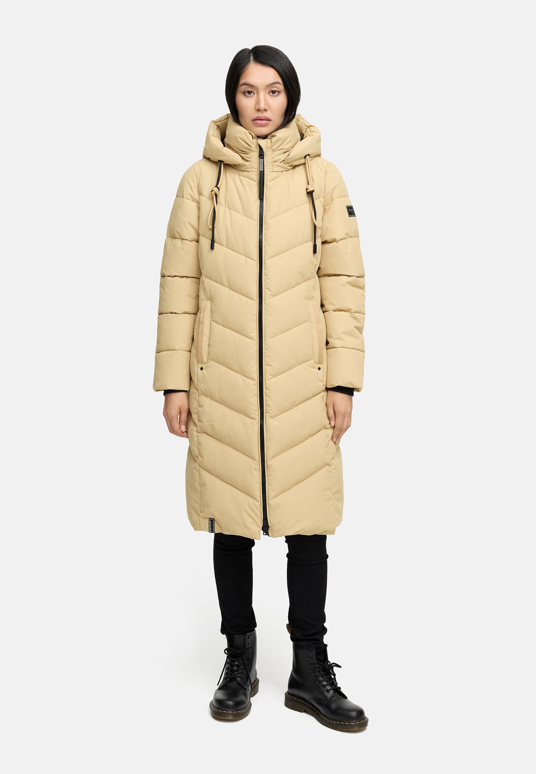Navahoo Steppmantel »Sahnekatzii XIV«, Schicker Wintermantel mit kuschlig warm wattiertem Kragen