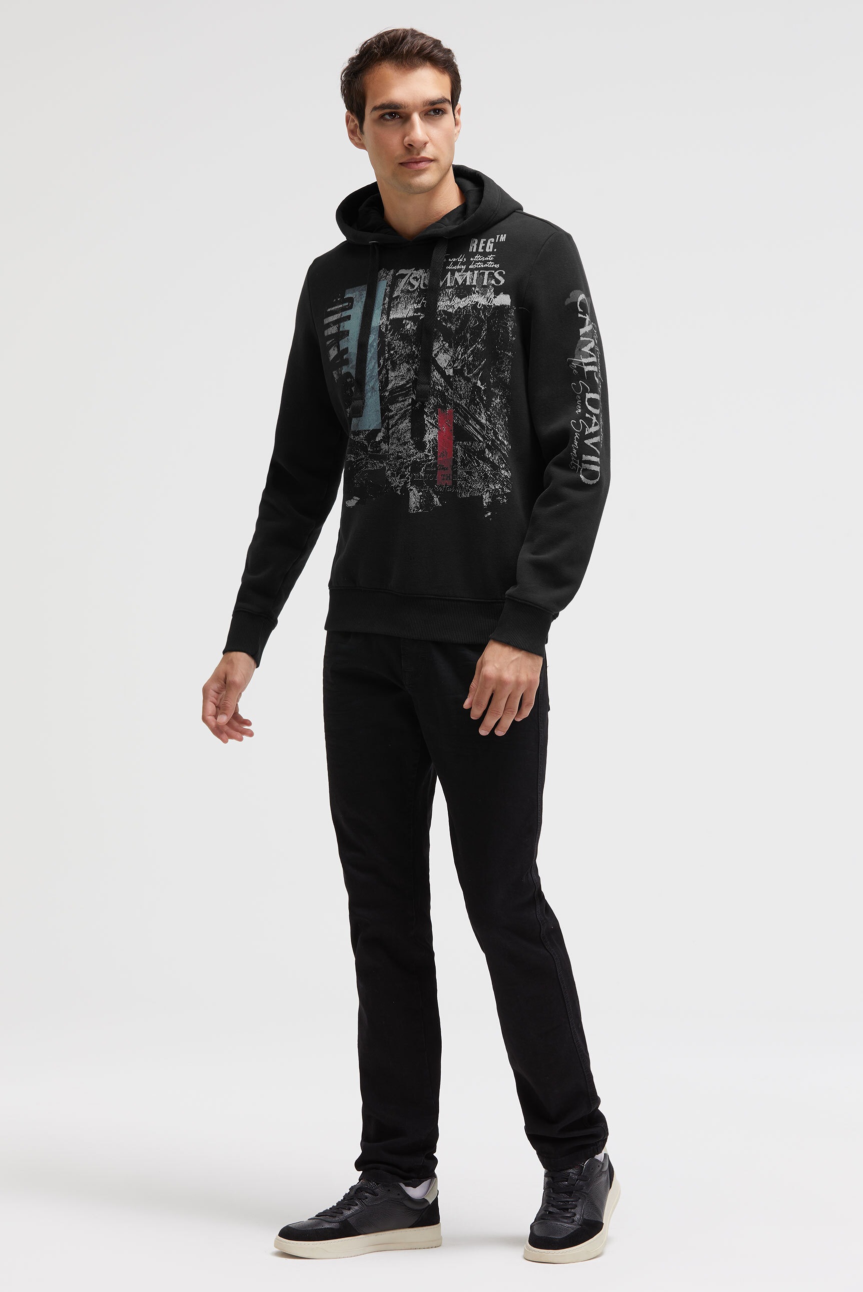 CAMP DAVID Kapuzensweatshirt mit weicher Innenseite