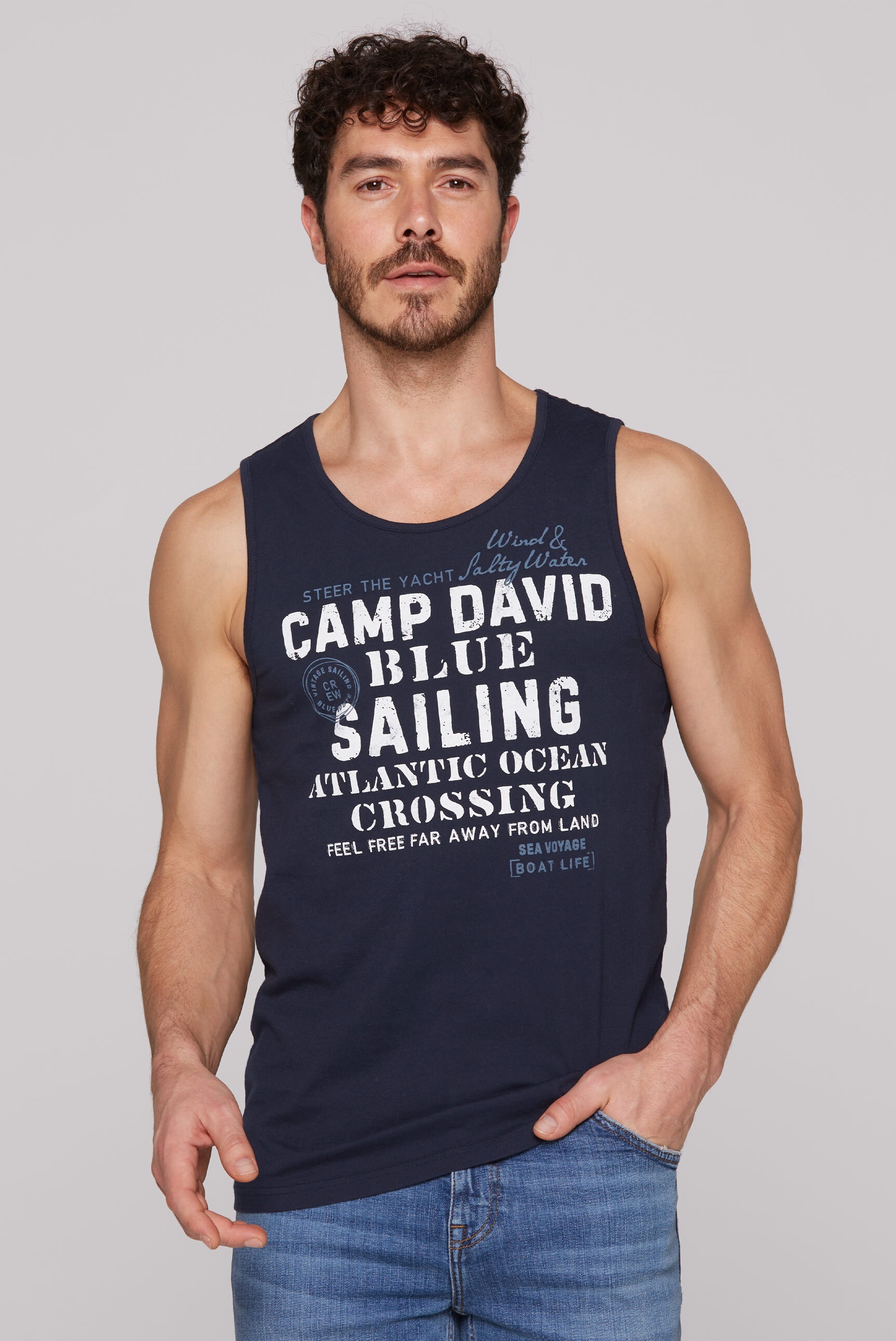 CAMP DAVID Tanktop, aus Baumwolle günstig online kaufen