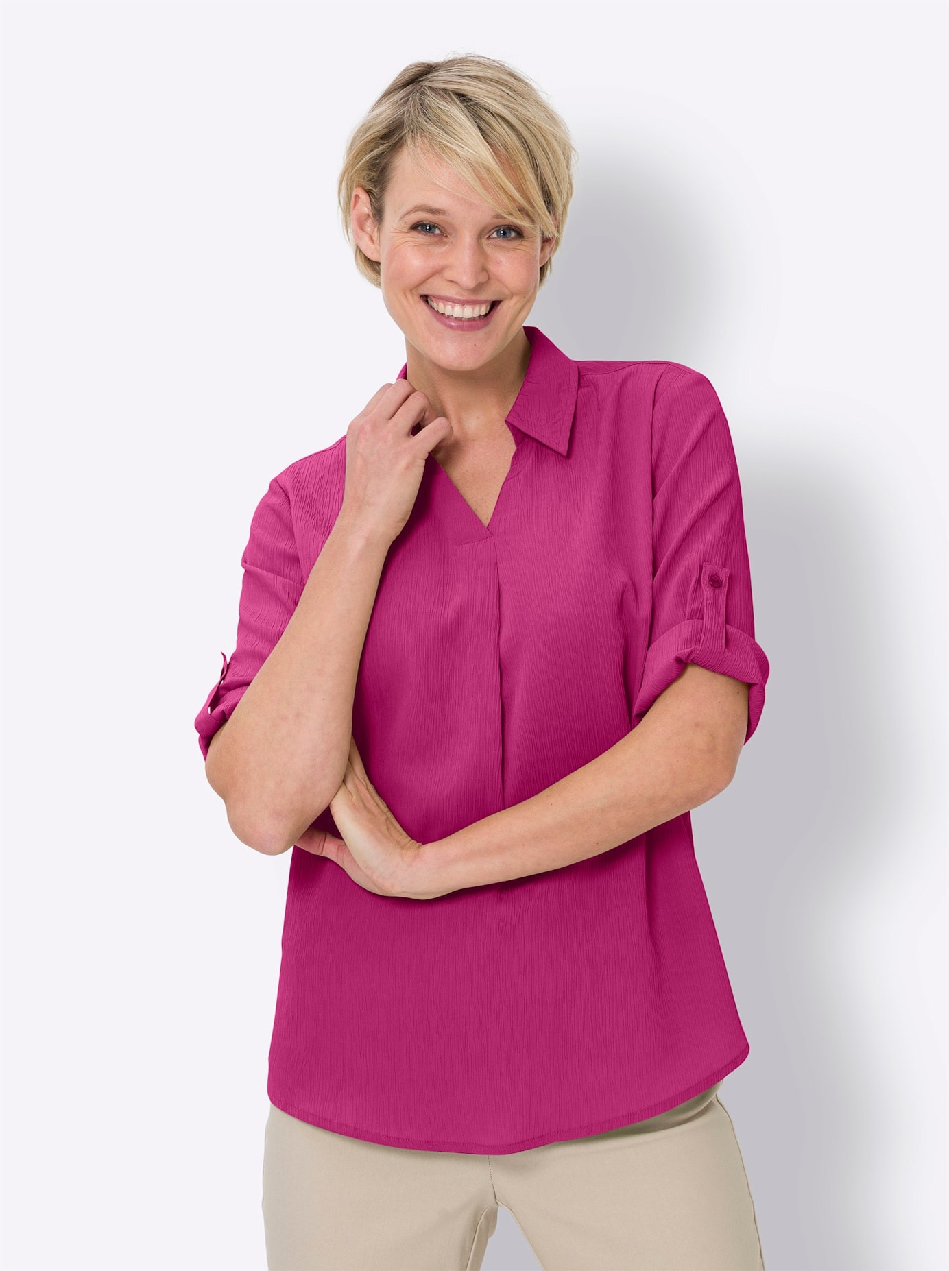 Classic Basics Crepebluse günstig online kaufen