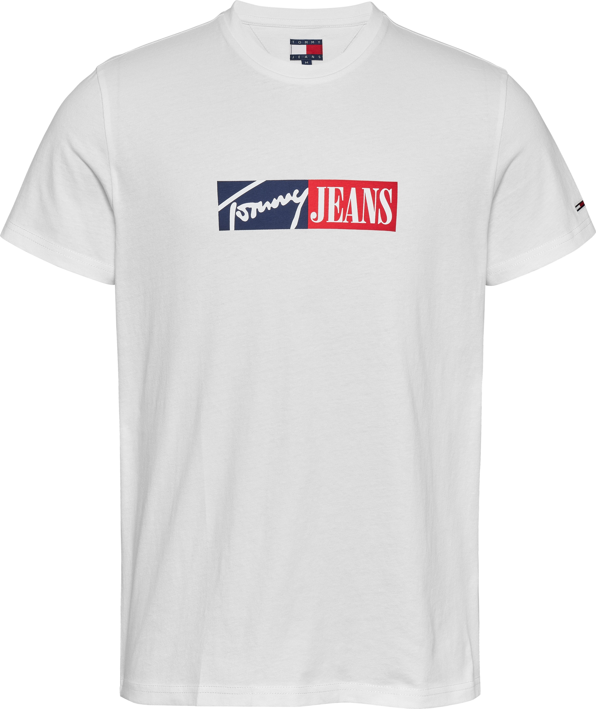 Tommy Jeans T-Shirt »TJM SLIM ENTRY GRAPHIC TEE EXT«, mit Logo auf der Brust