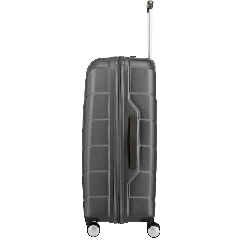 travelite Hartschalen-Trolley »Kalisto, 76 cm, anthrazit«, 4 Rollen