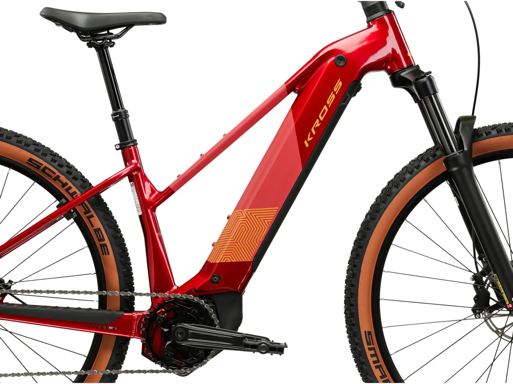 Kross »E-MTB Influx Hybrid 4.0 21,3Ah / 800 Wh 29 Zoll rot  12 Gänge 2026« 12 Gang Shimano DEORE M6100 Schaltwerk Kettenschaltung Mittelmotor 250 W