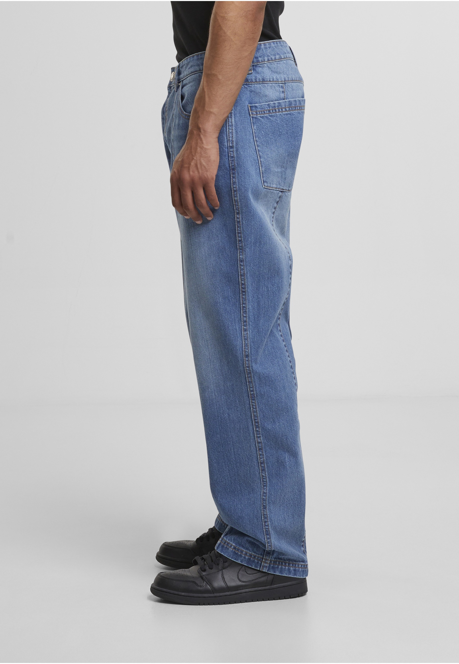 URBAN CLASSICS Bequeme Jeans »Urban Classics Wide Leg Denim With Dividing Seams«
