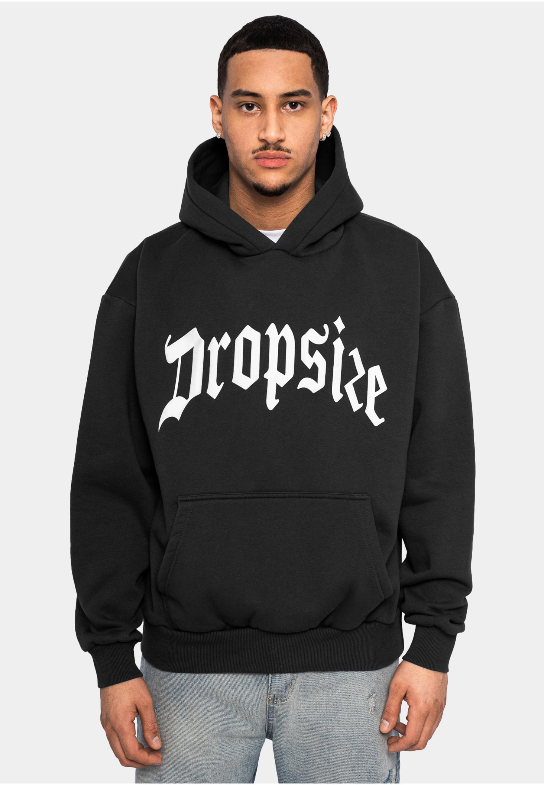 Dropsize Kapuzensweatshirt »Dropsize Herren Heavy Oversize Puffer Print Hoodie«, 1 Stk.
