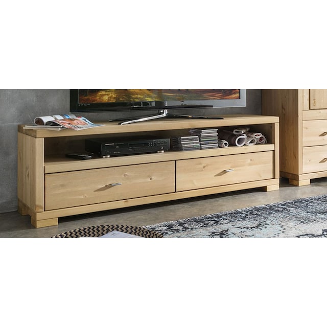 Landhausstil Breite Infantil 160 Kiefer »Vita«, by | Lowboard cm, Wohnglücklich TV-Board BAUR massiv,