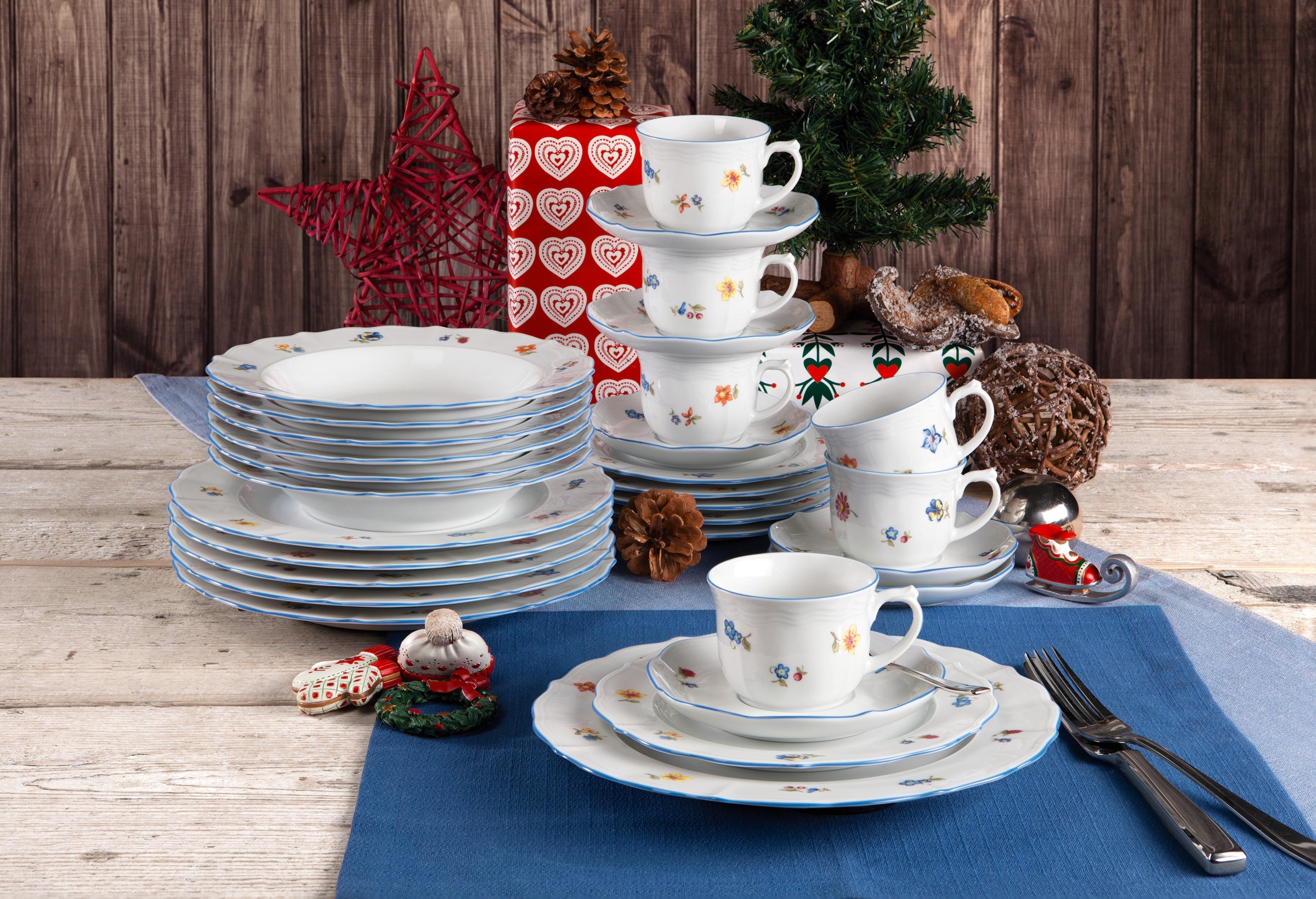 Seltmann Weiden Kombiservice "Geschirr-Set, Service Sonate Nostalgie" Tasse günstig online kaufen
