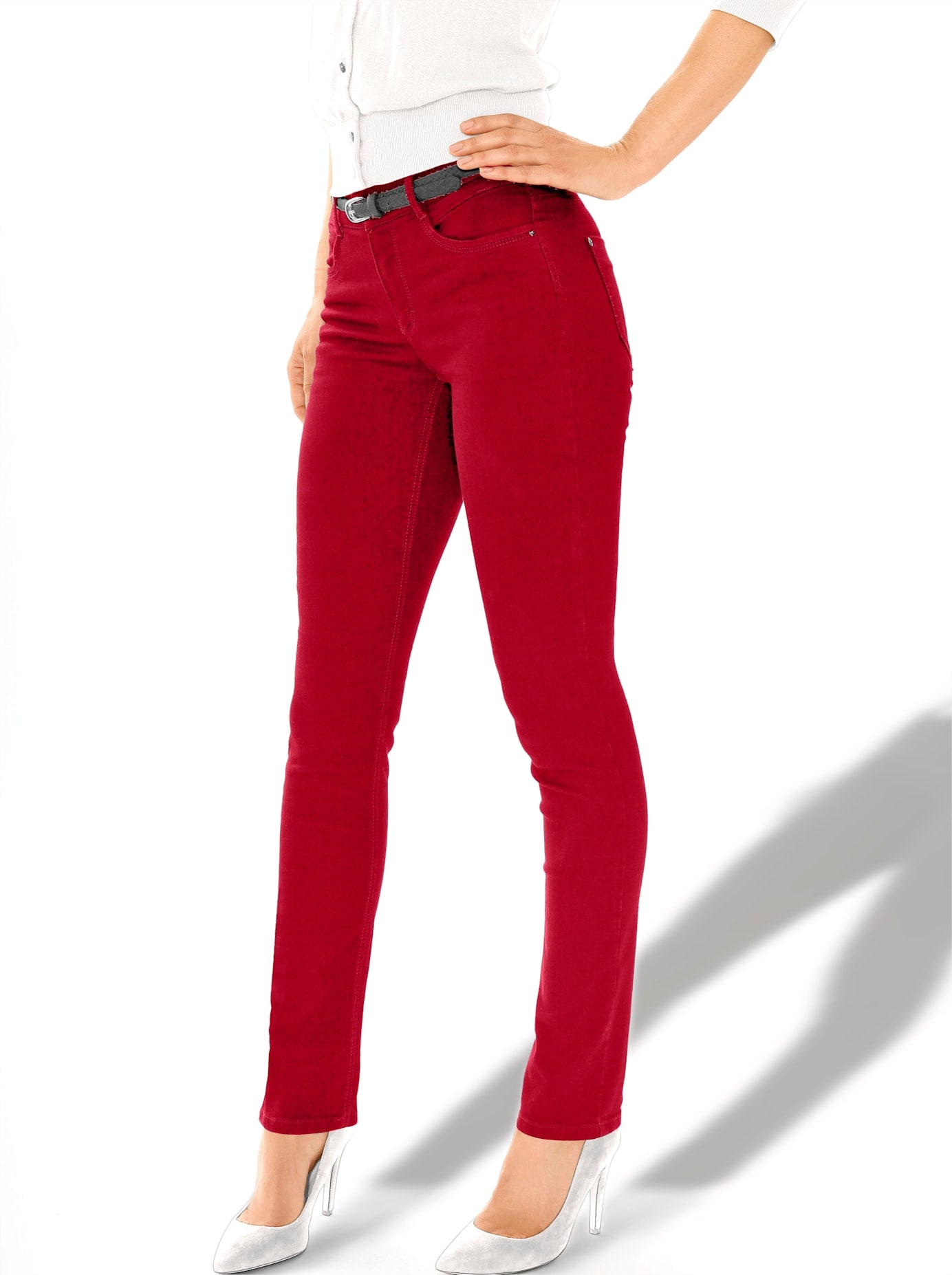 Rote Hosen für Damen
