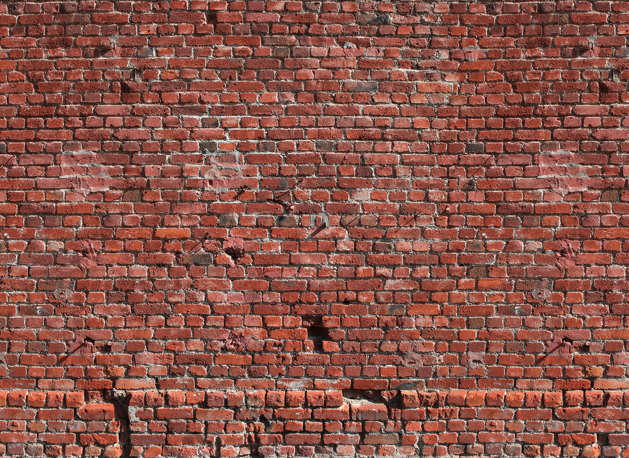 living walls Fototapete »Designwalls Brick Red«, Vlies, Wand, Schräge, Decke