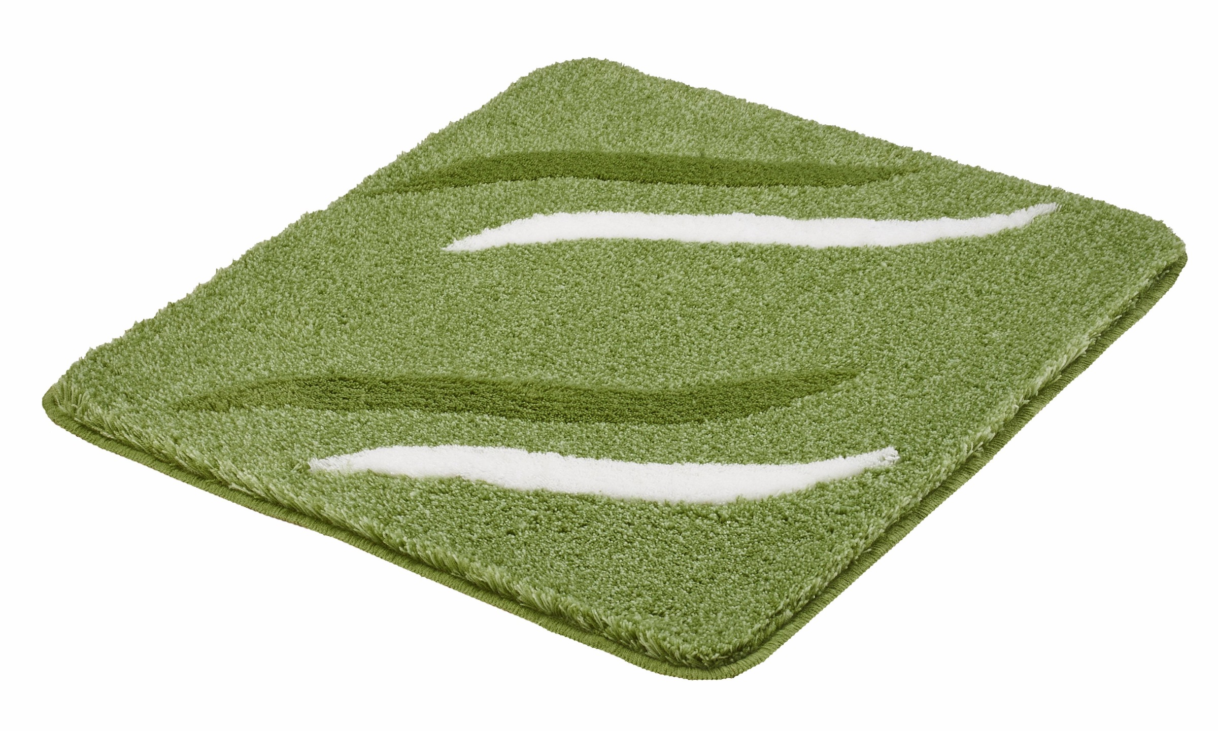 Kleine Wolke Badematte »Florenz«, rutschhemmend beschichtet, fußbodenheizungsgeeignet, Badteppich, Wellen Design, Melange Optik, waschbar