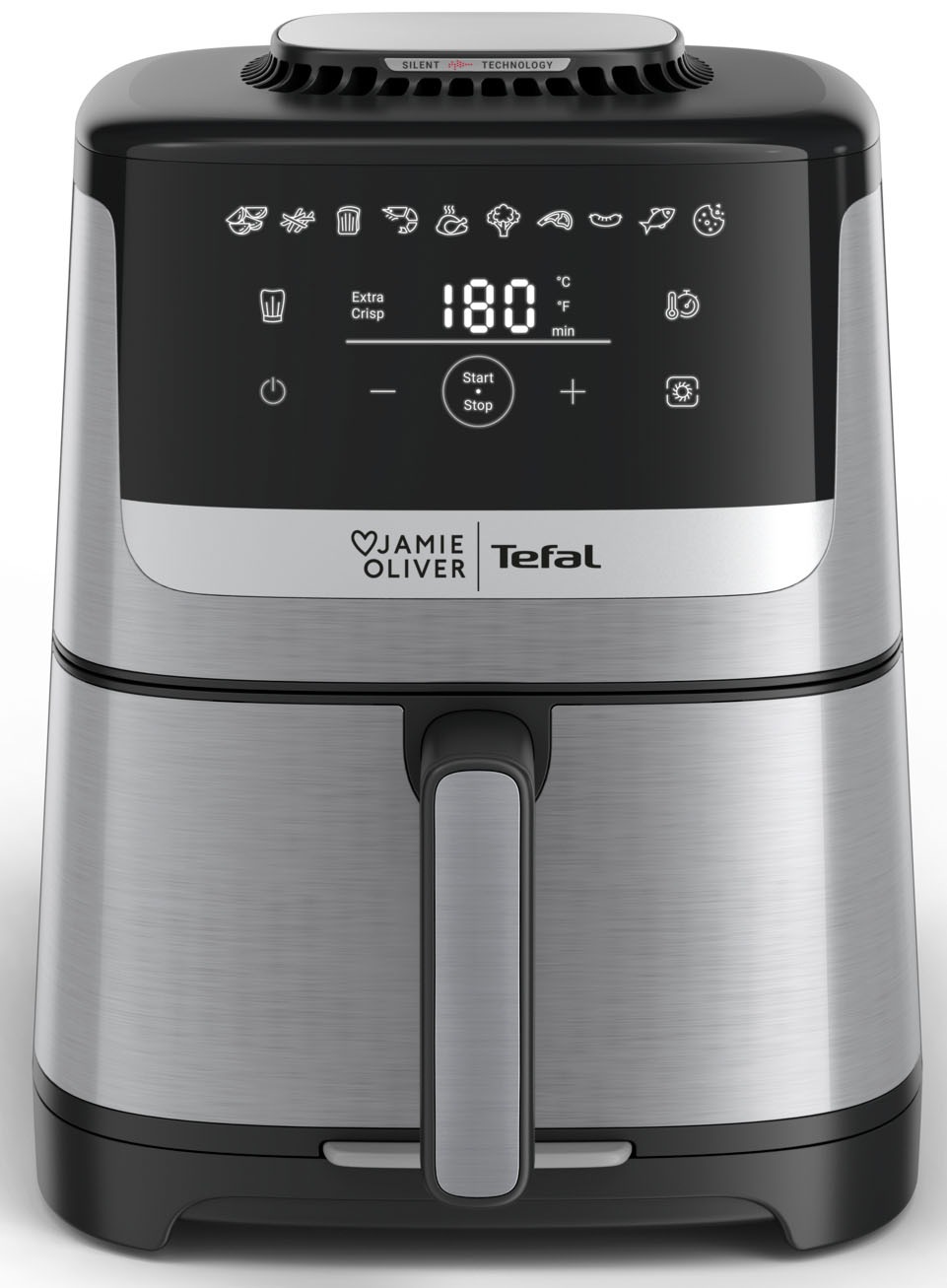 Tefal Heißluftfritteuse "Jamie Oliver by Tefal EY55JD Easy Fry Silence Delu günstig online kaufen